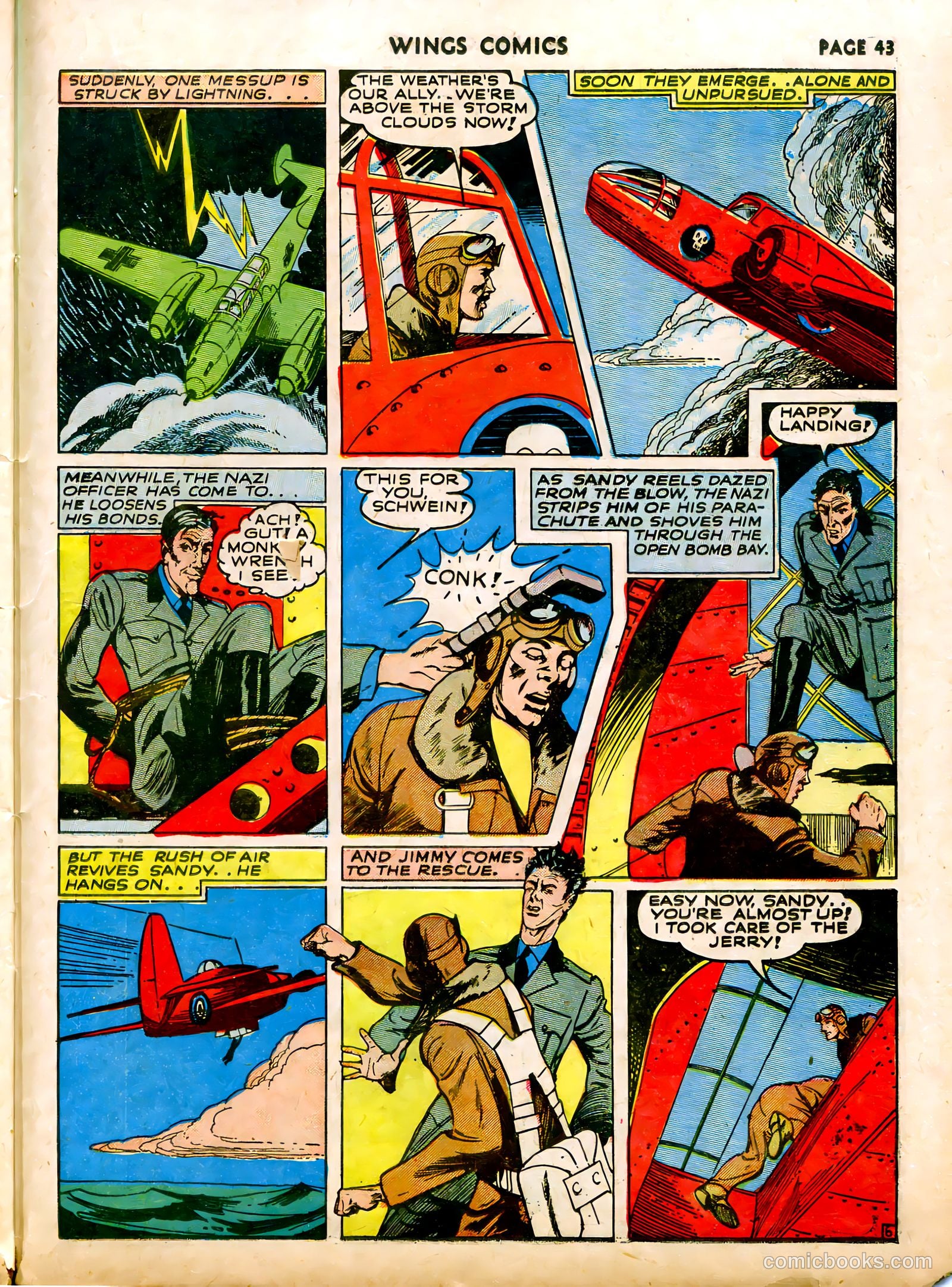 Wings Comics #12 — page 45 of 68