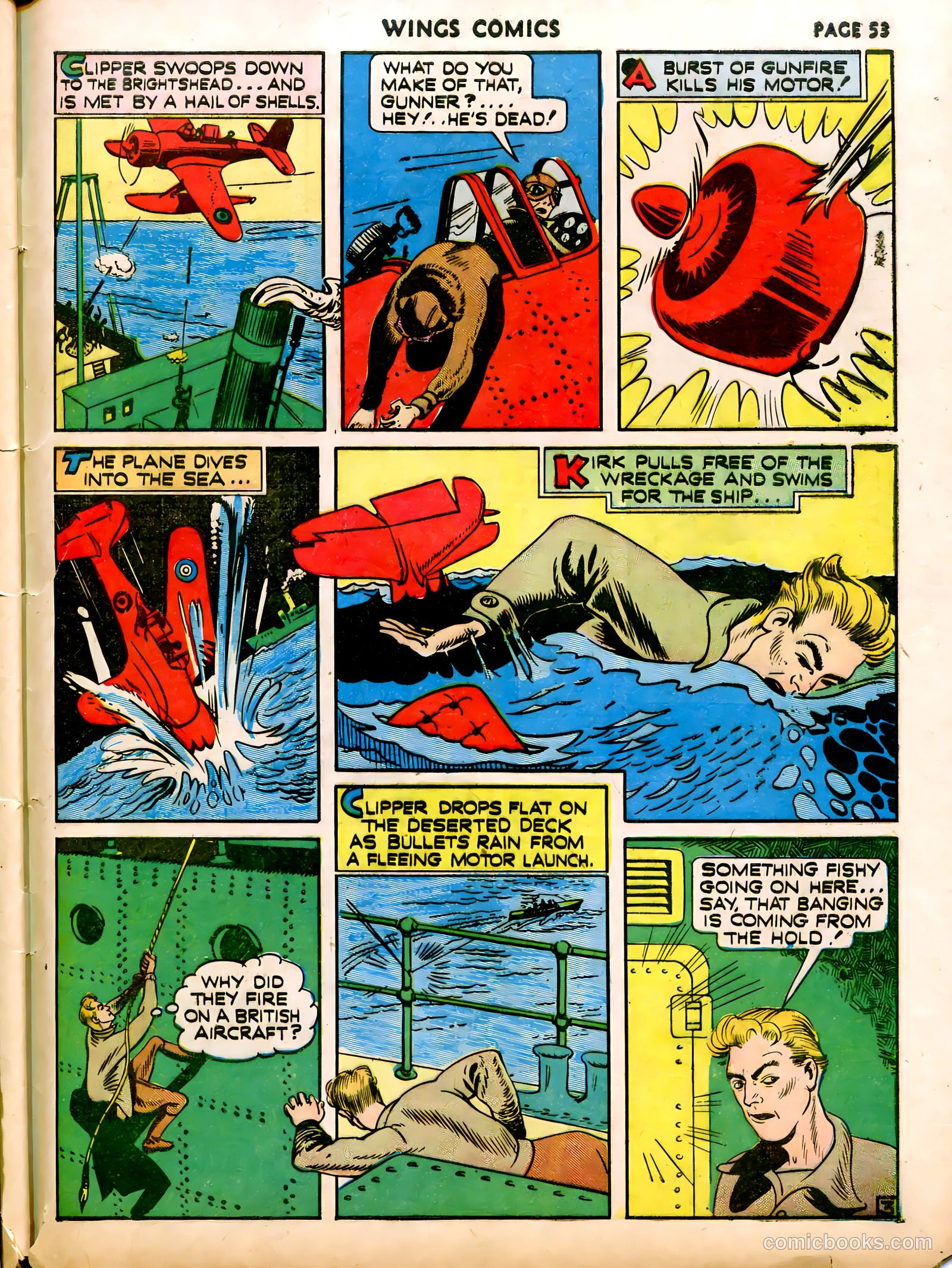 Wings Comics #12 — page 55 of 68