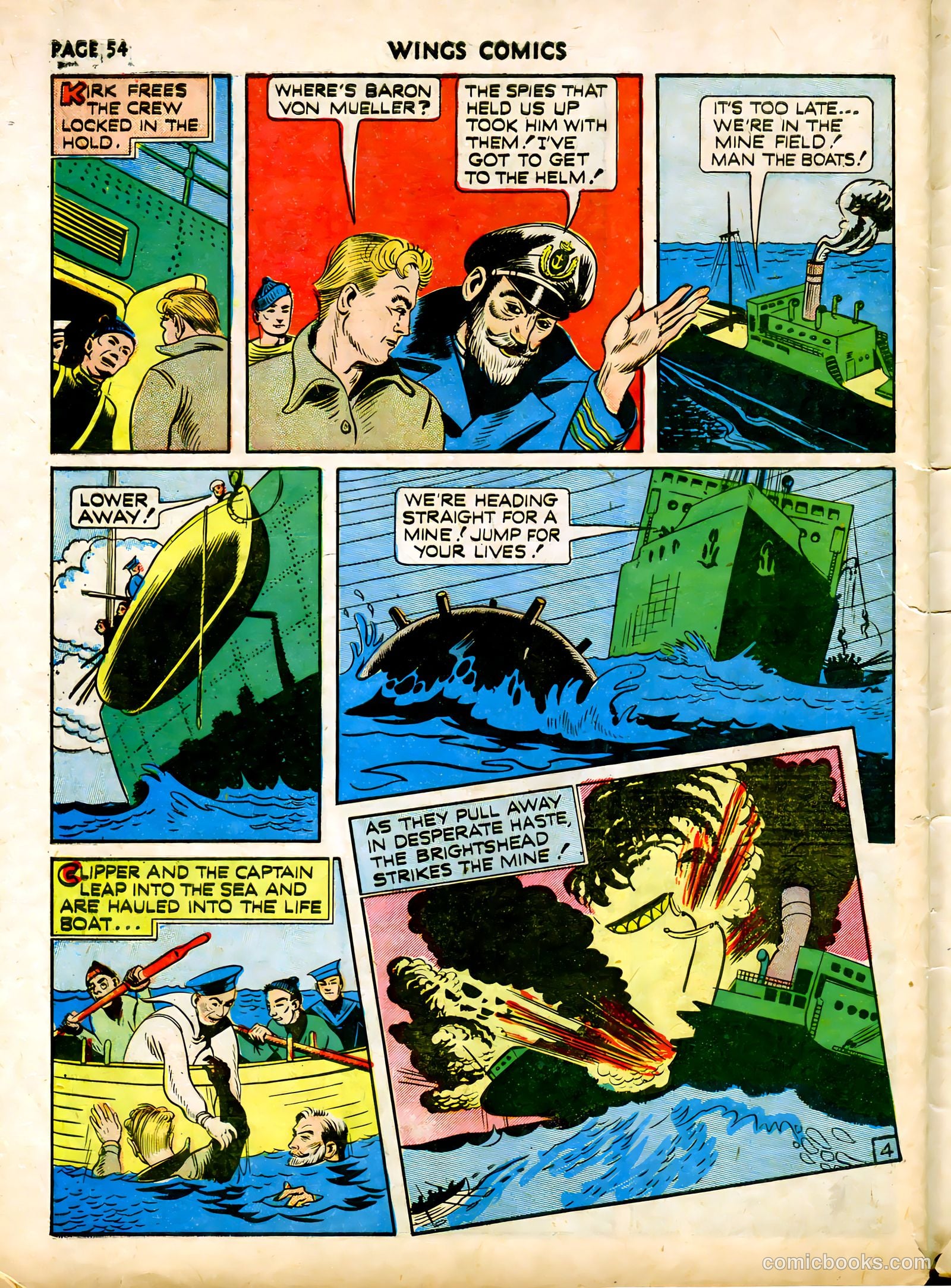 Wings Comics #12 — page 56 of 68