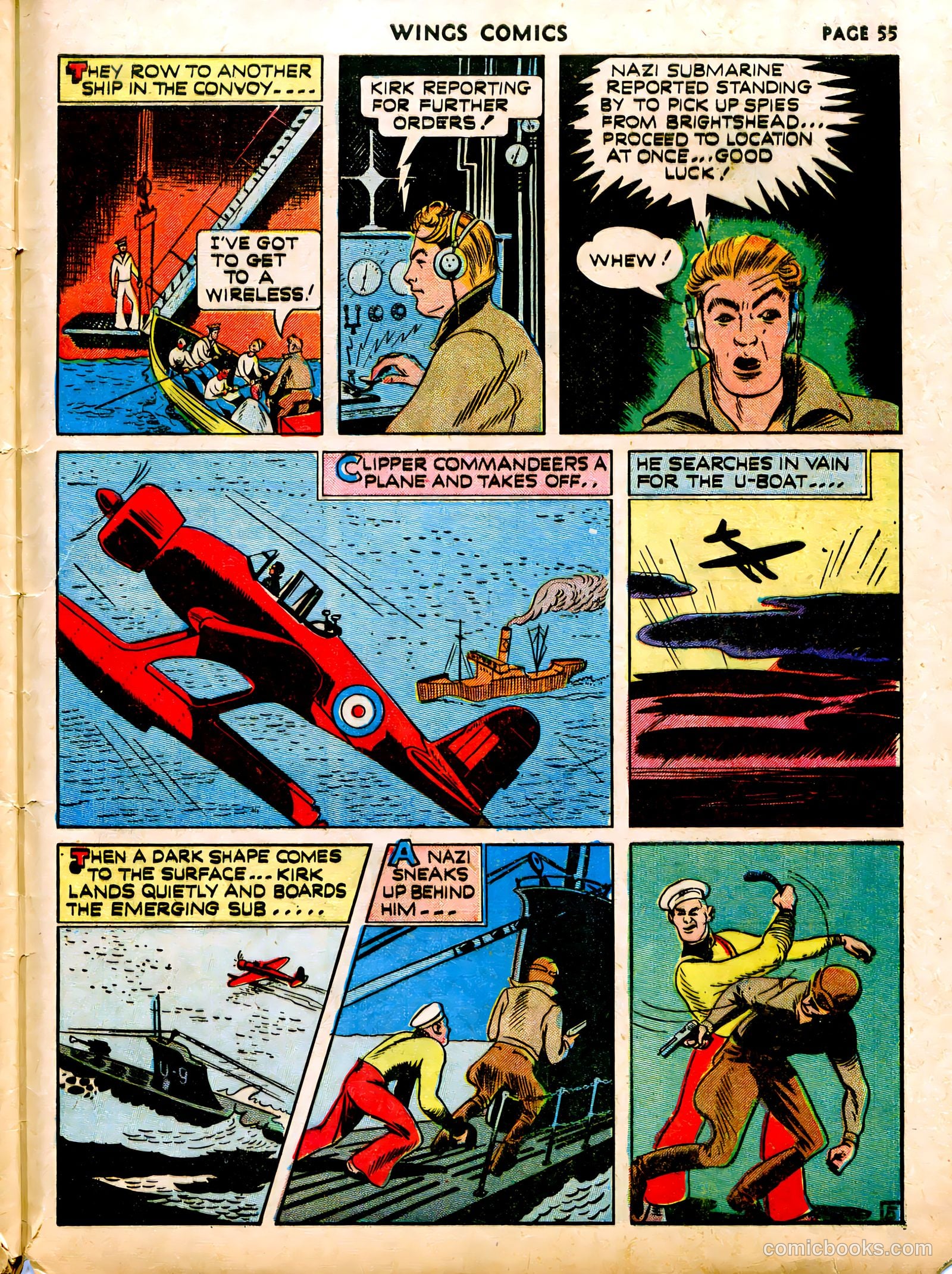 Wings Comics #12 — page 57 of 68
