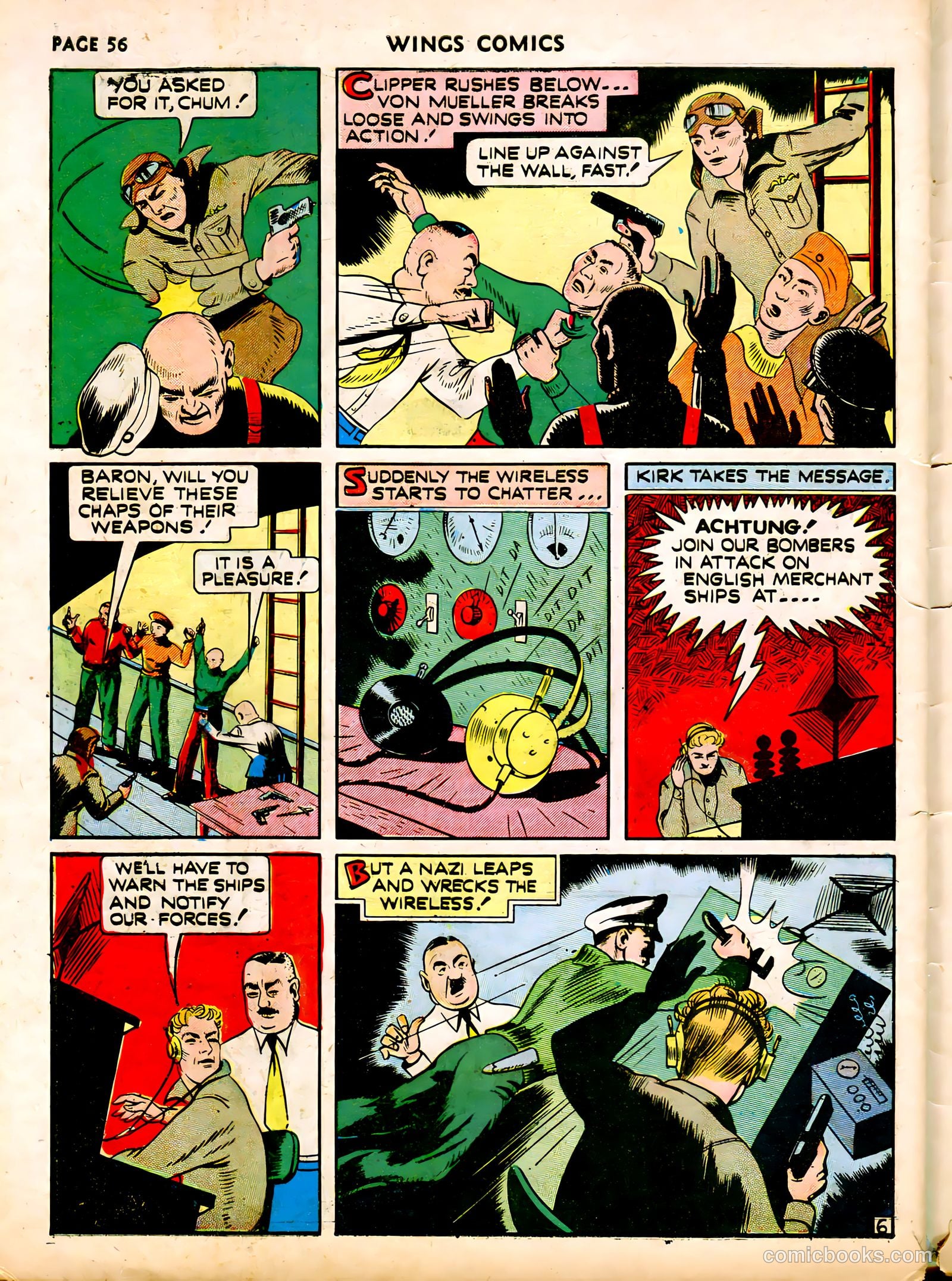 Wings Comics #12 — page 58 of 68