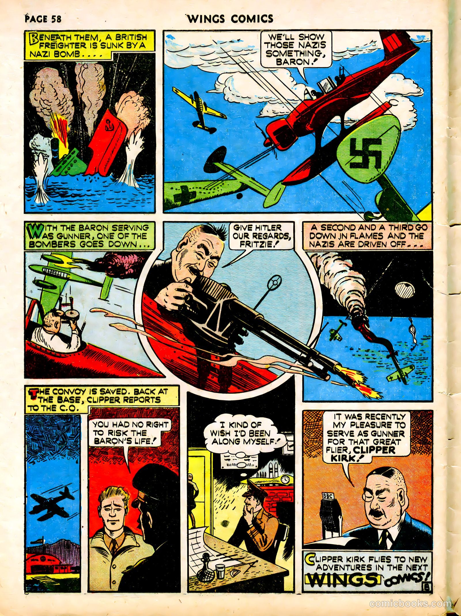 Wings Comics #12 — page 60 of 68