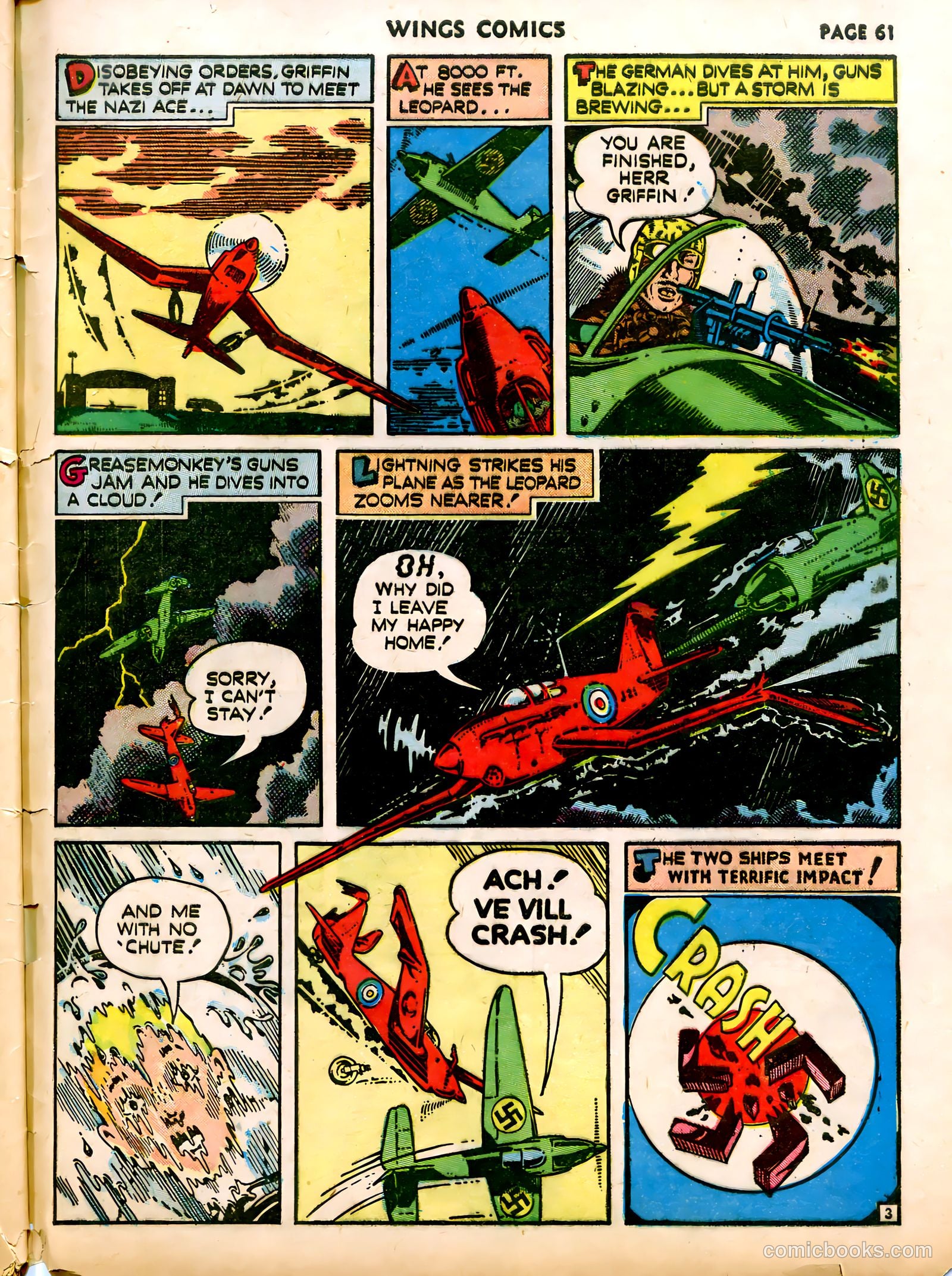 Wings Comics #12 — page 63 of 68
