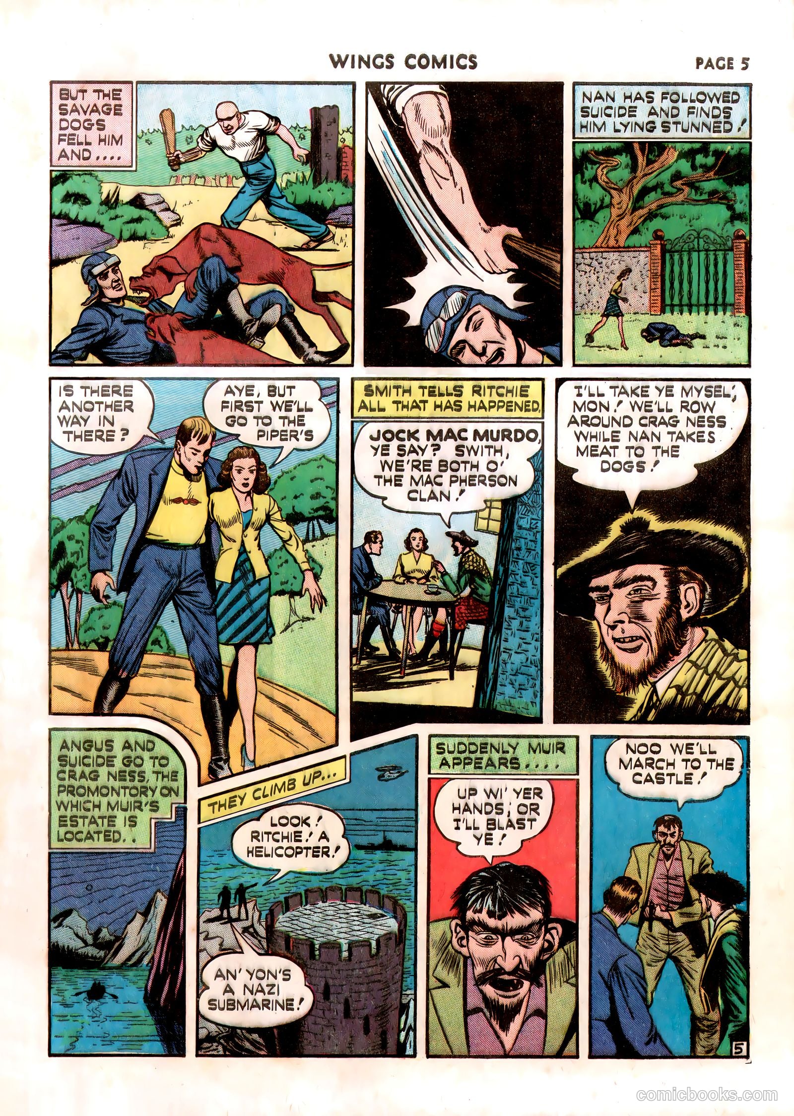 Wings Comics #13 — page 7 of 68