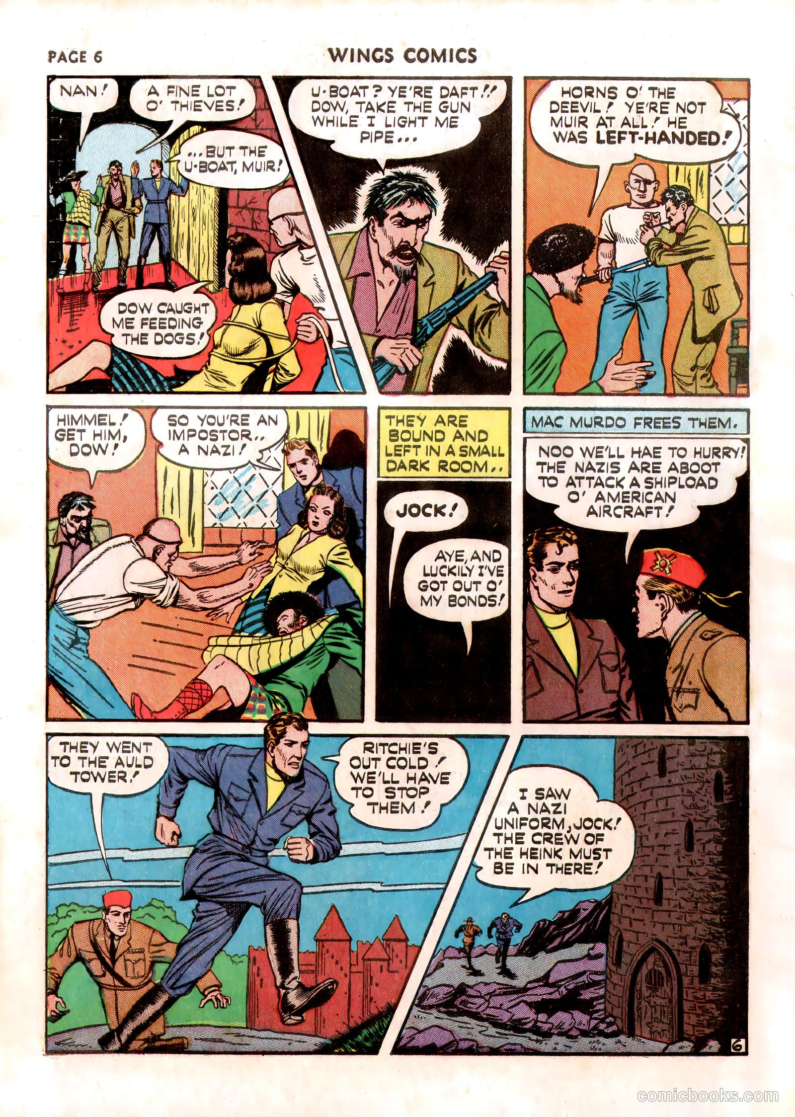 Wings Comics #13 — page 8 of 68
