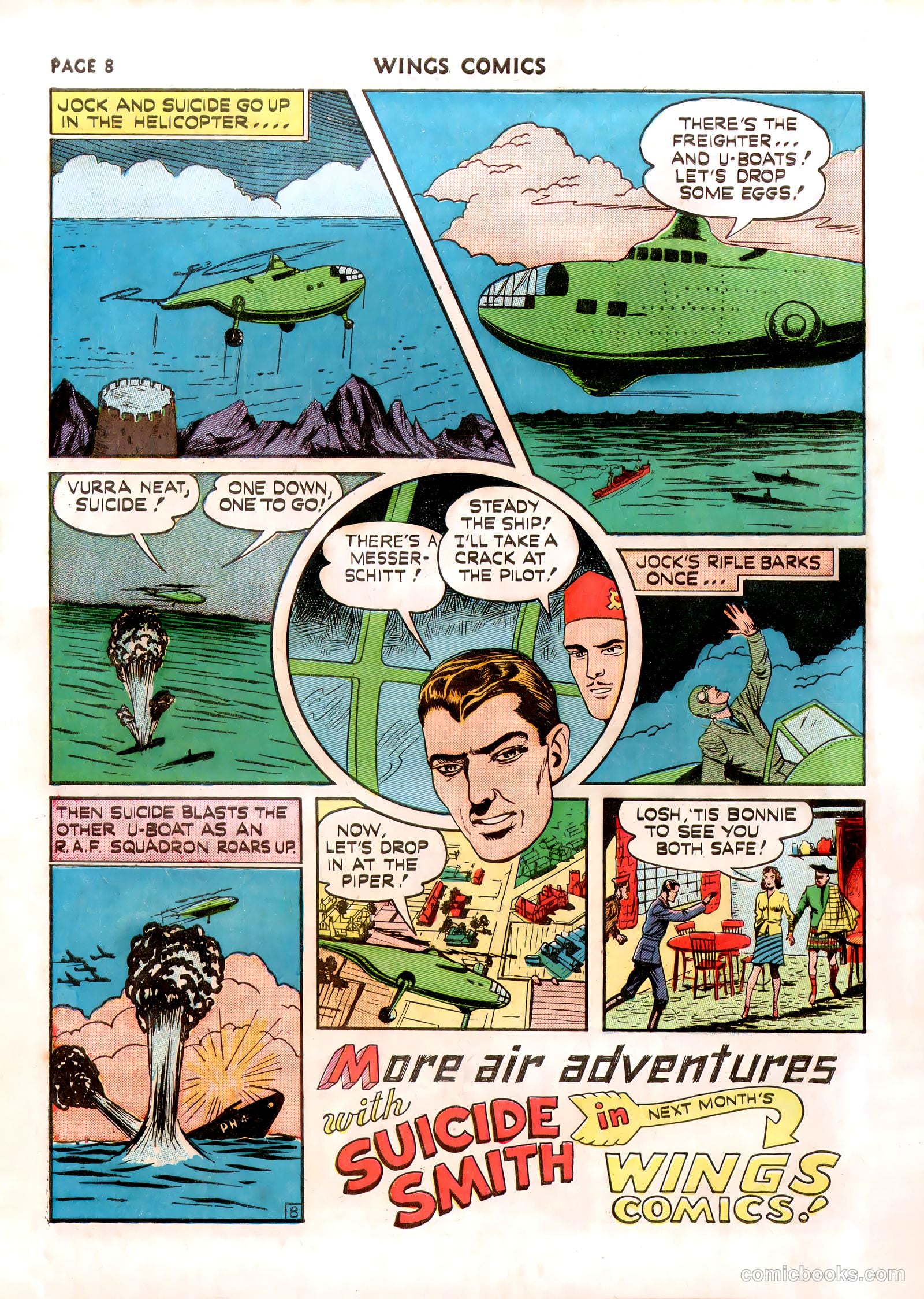 Wings Comics #13 — page 10 of 68