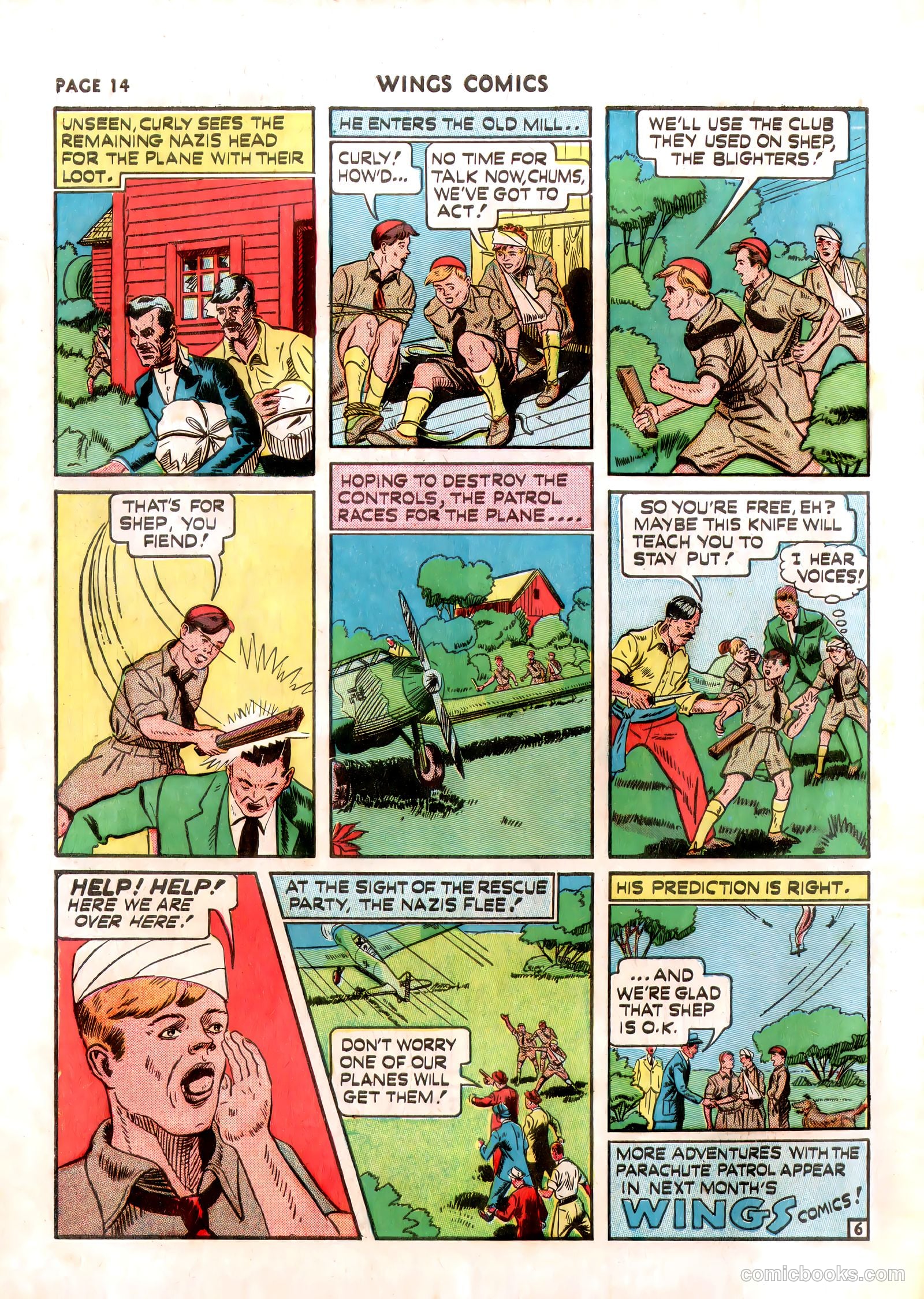 Wings Comics #13 — page 16 of 68