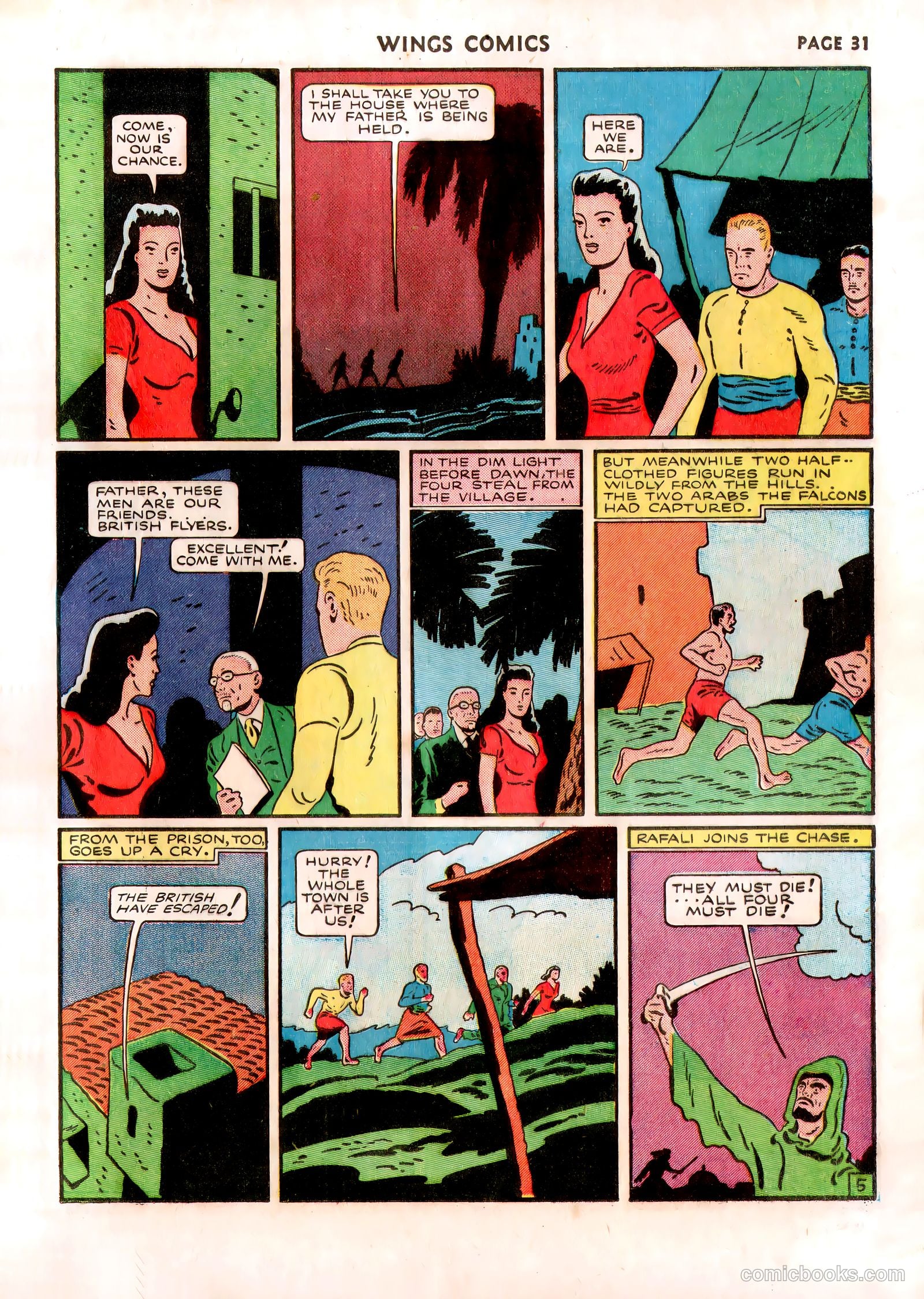 Wings Comics #13 — page 33 of 68