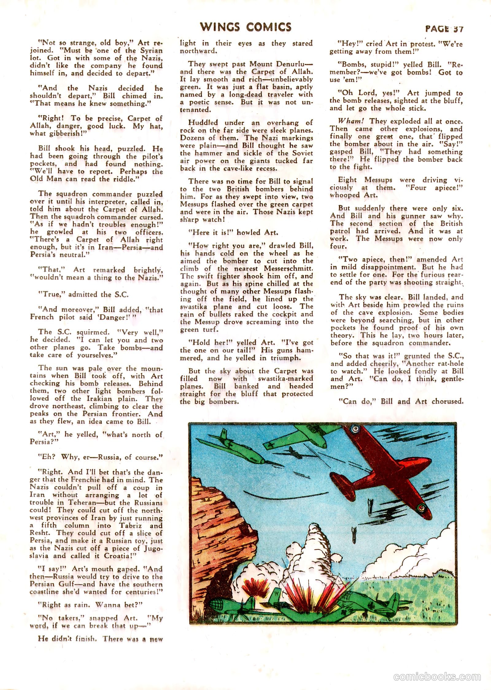 Wings Comics #13 — page 39 of 68