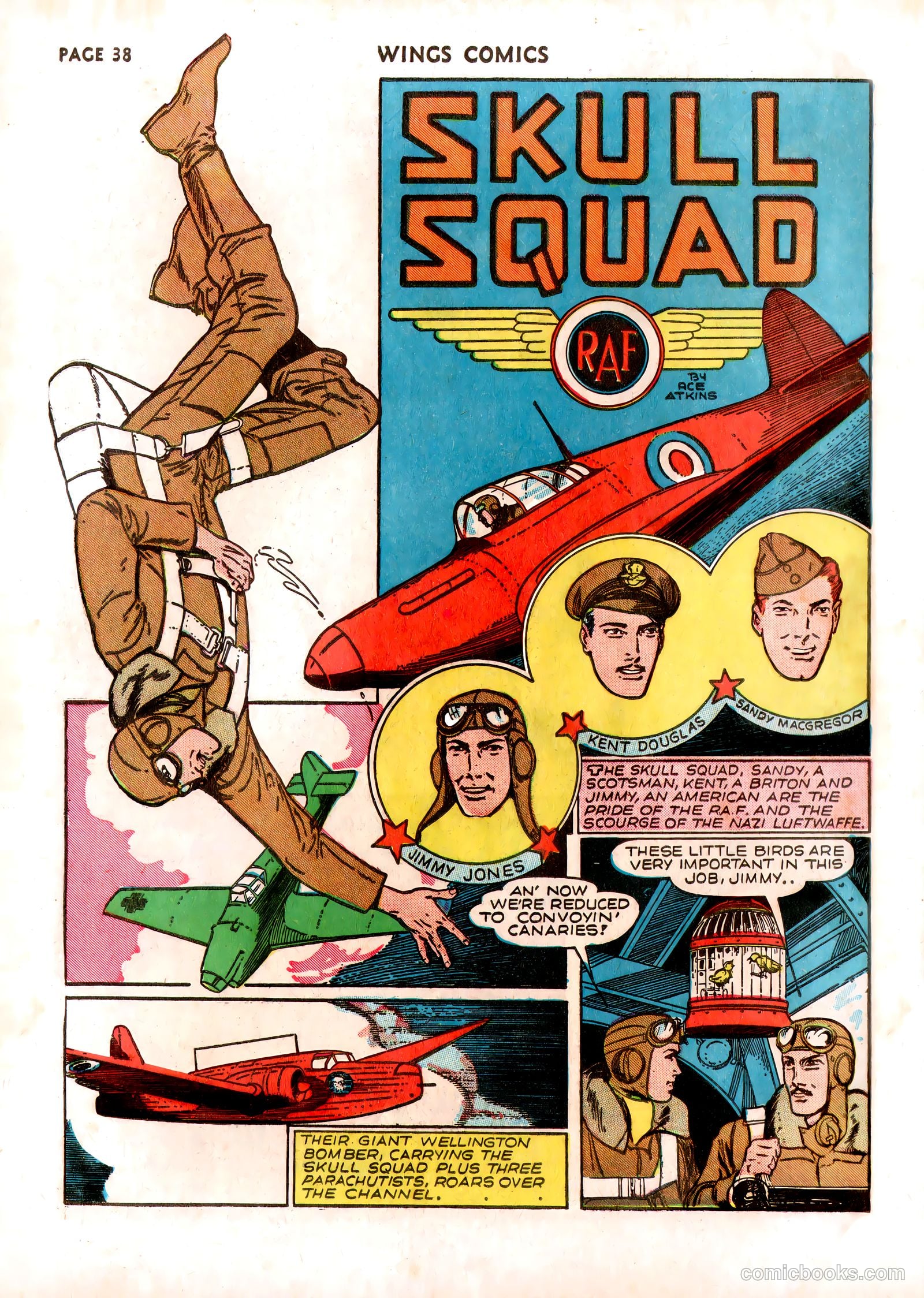 Wings Comics #13 — page 40 of 68