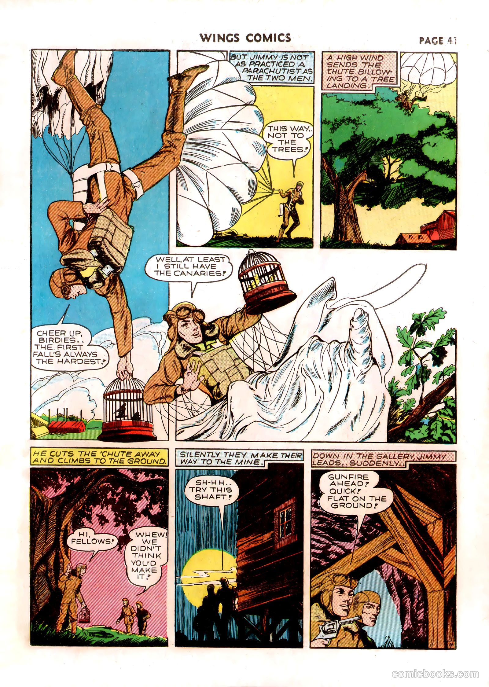 Wings Comics #13 — page 43 of 68