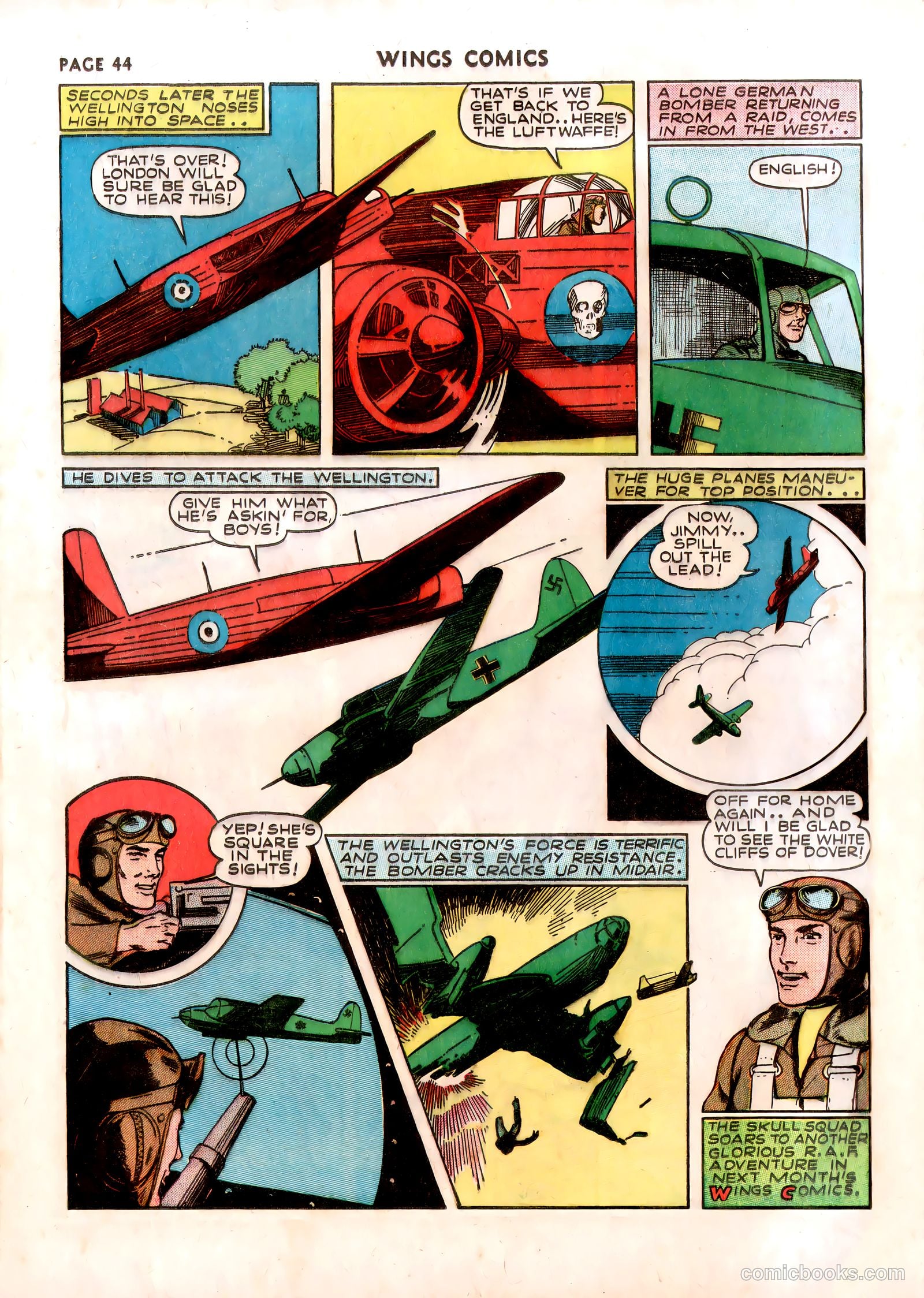 Wings Comics #13 — page 46 of 68