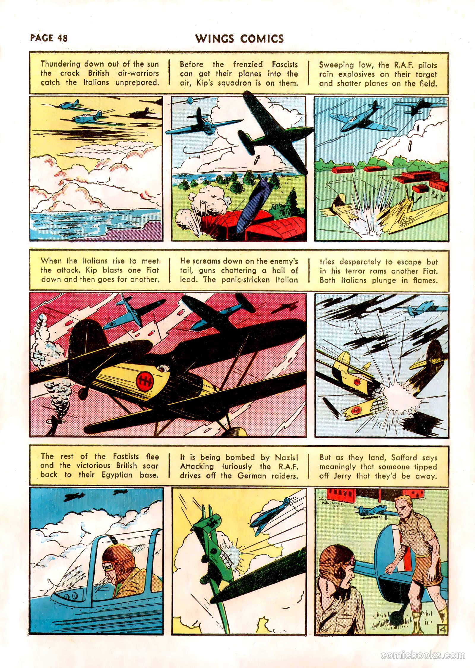 Wings Comics #13 — page 50 of 68