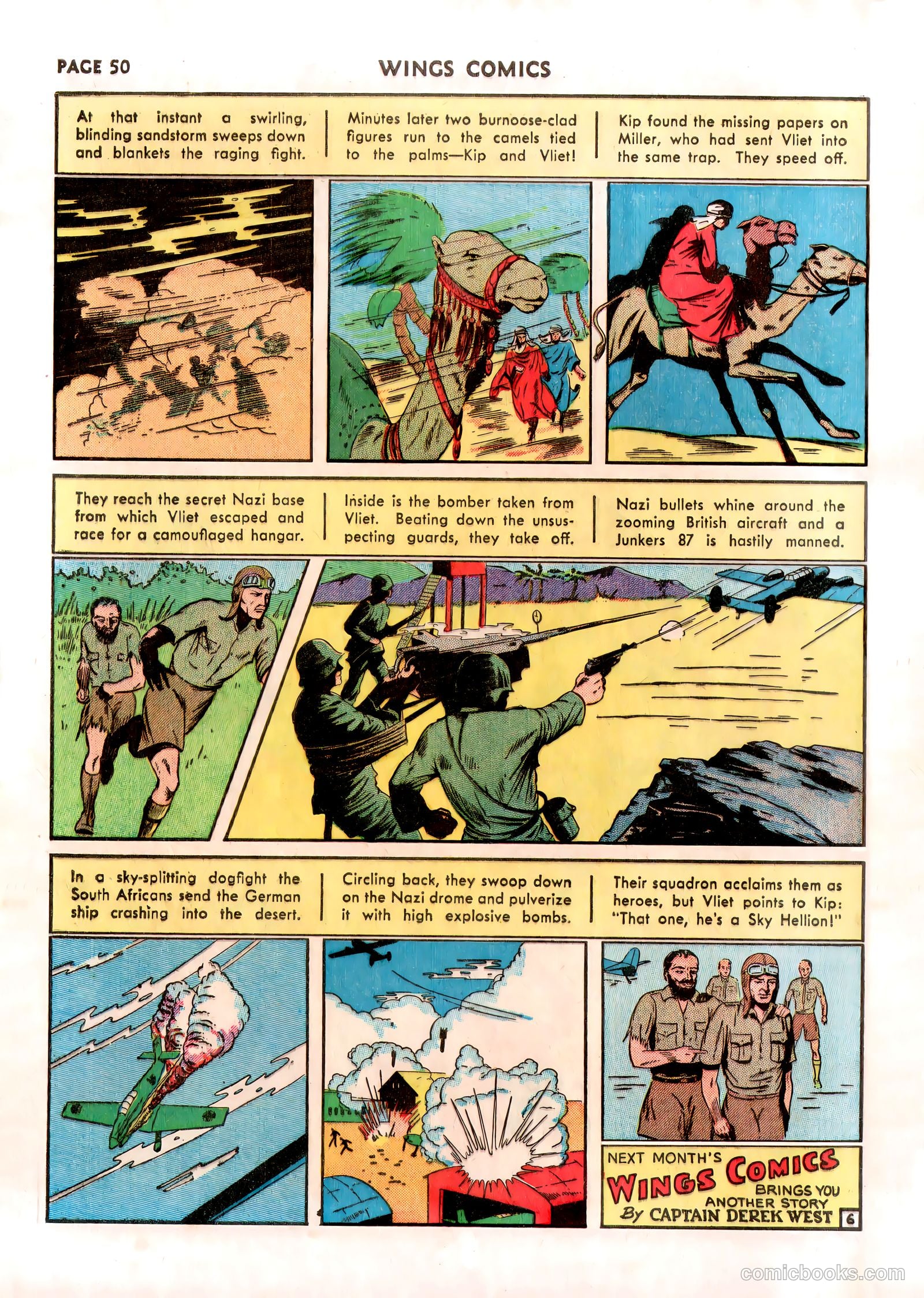 Wings Comics #13 — page 52 of 68