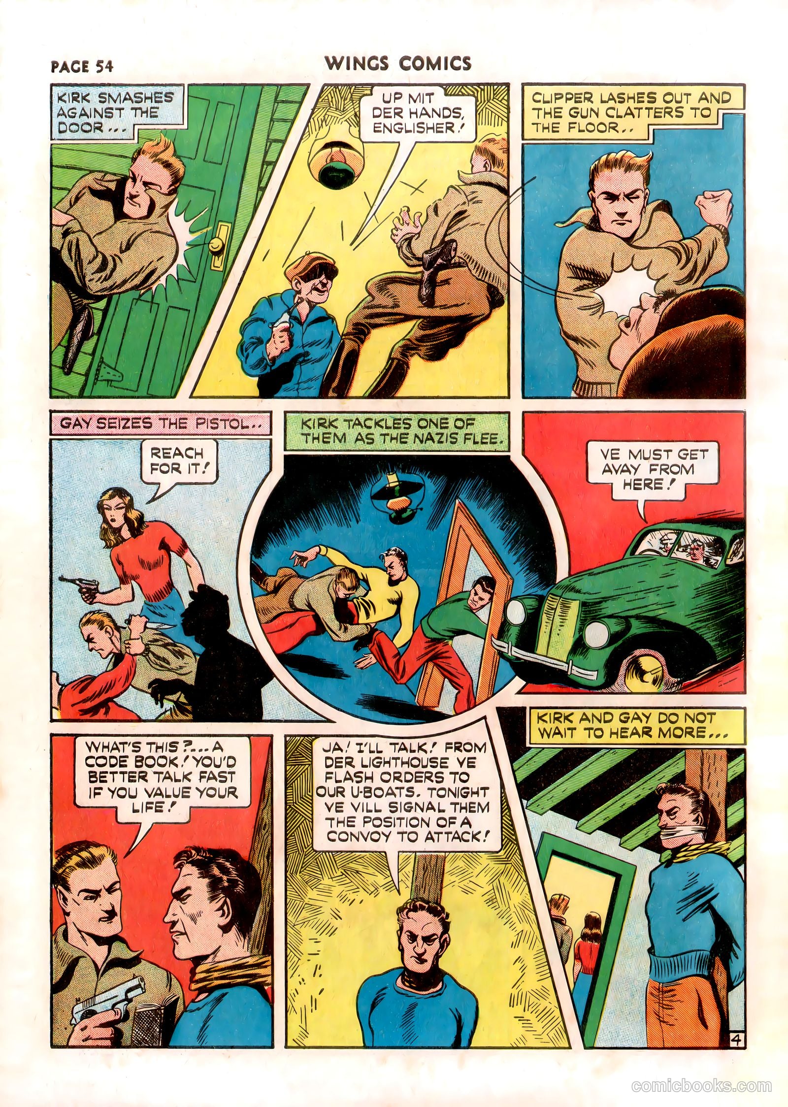 Wings Comics #13 — page 56 of 68