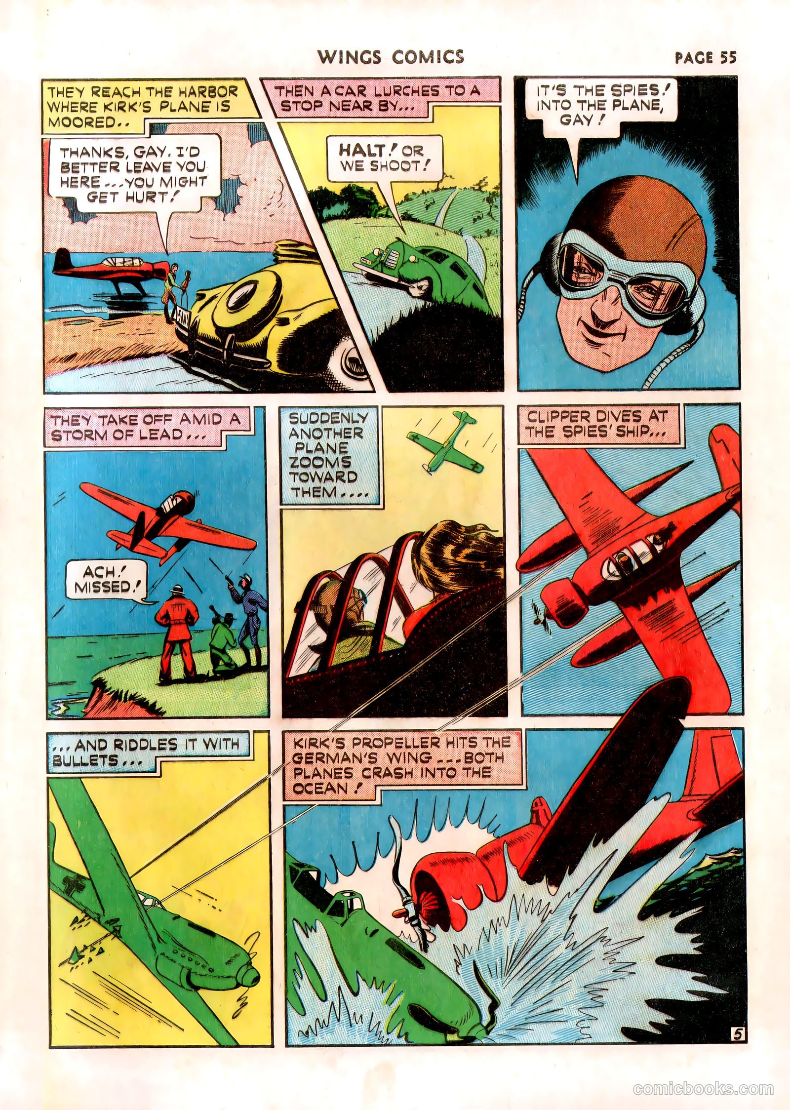 Wings Comics #13 — page 57 of 68