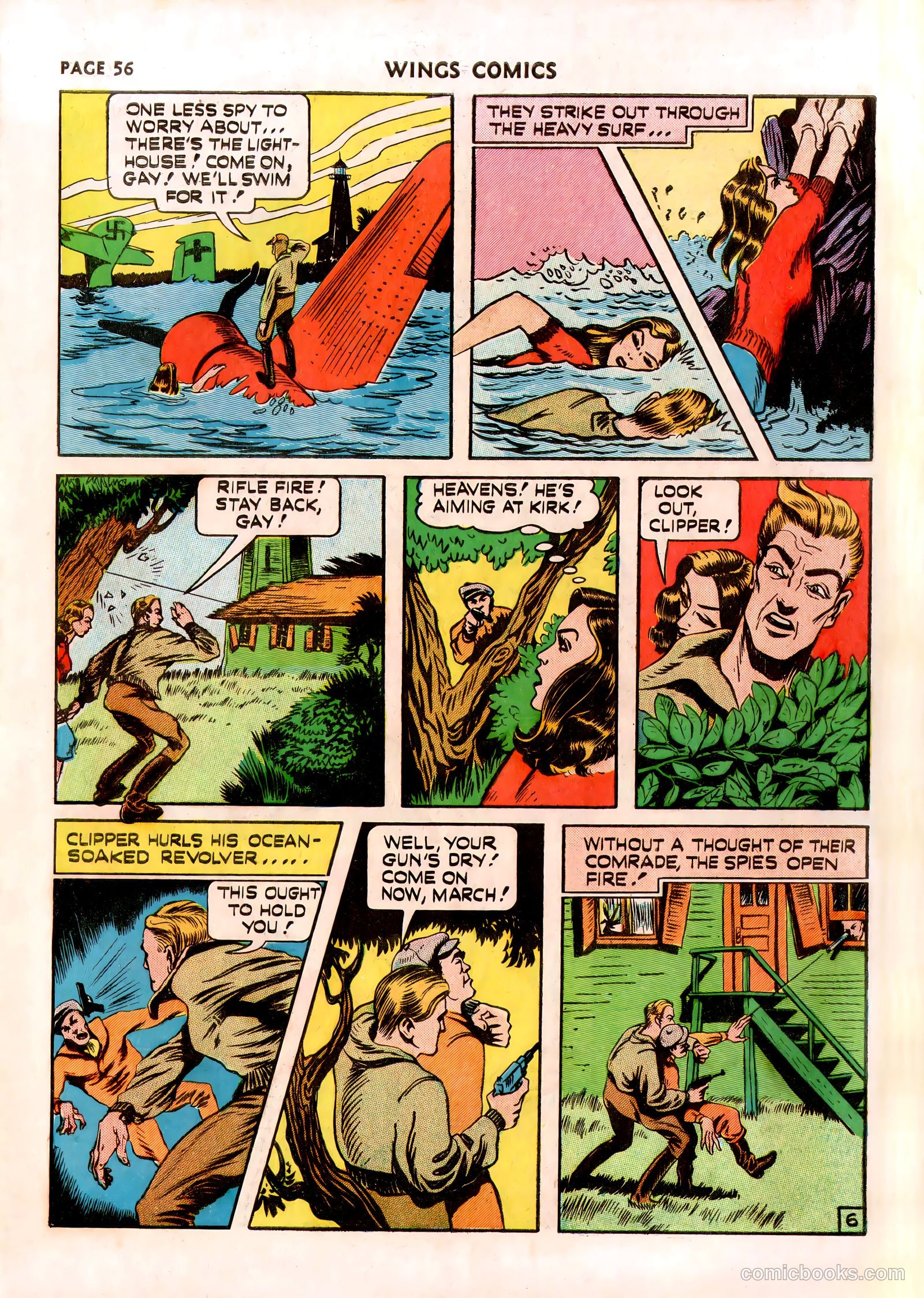 Wings Comics #13 — page 58 of 68