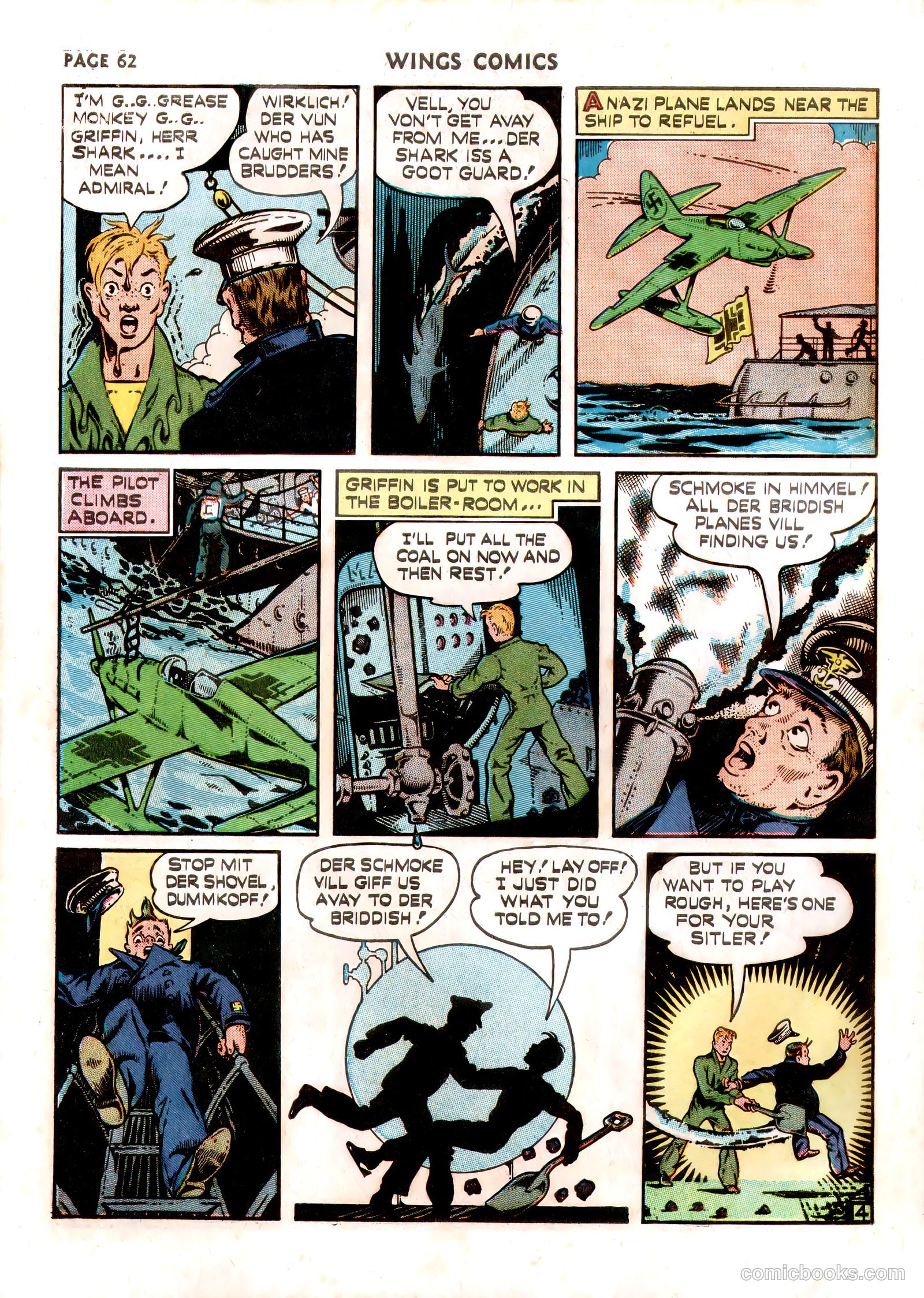 Wings Comics #13 — page 64 of 68