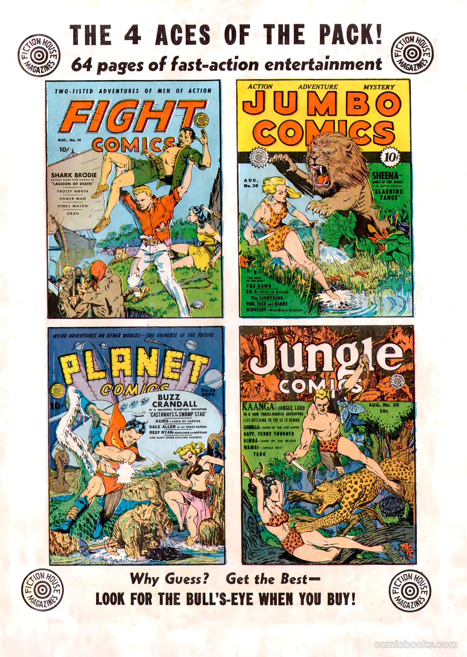 Wings Comics #13 — page 67 of 68