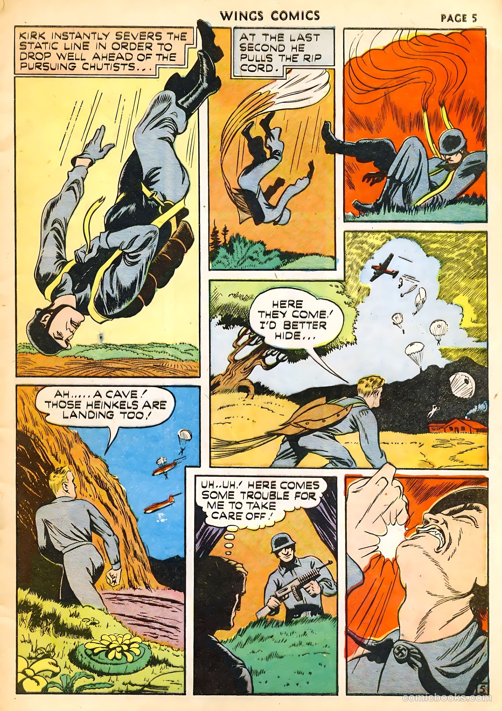 Wings Comics #14 — page 7 of 68