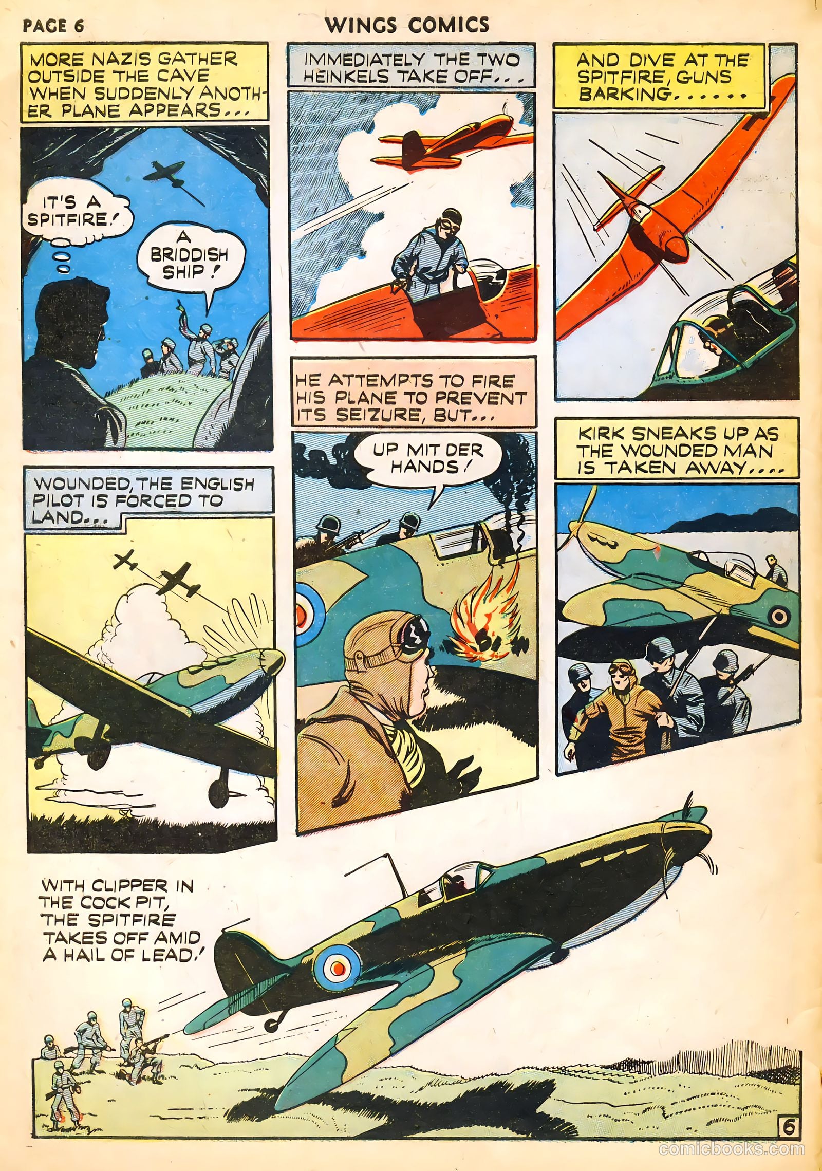 Wings Comics #14 — page 8 of 68