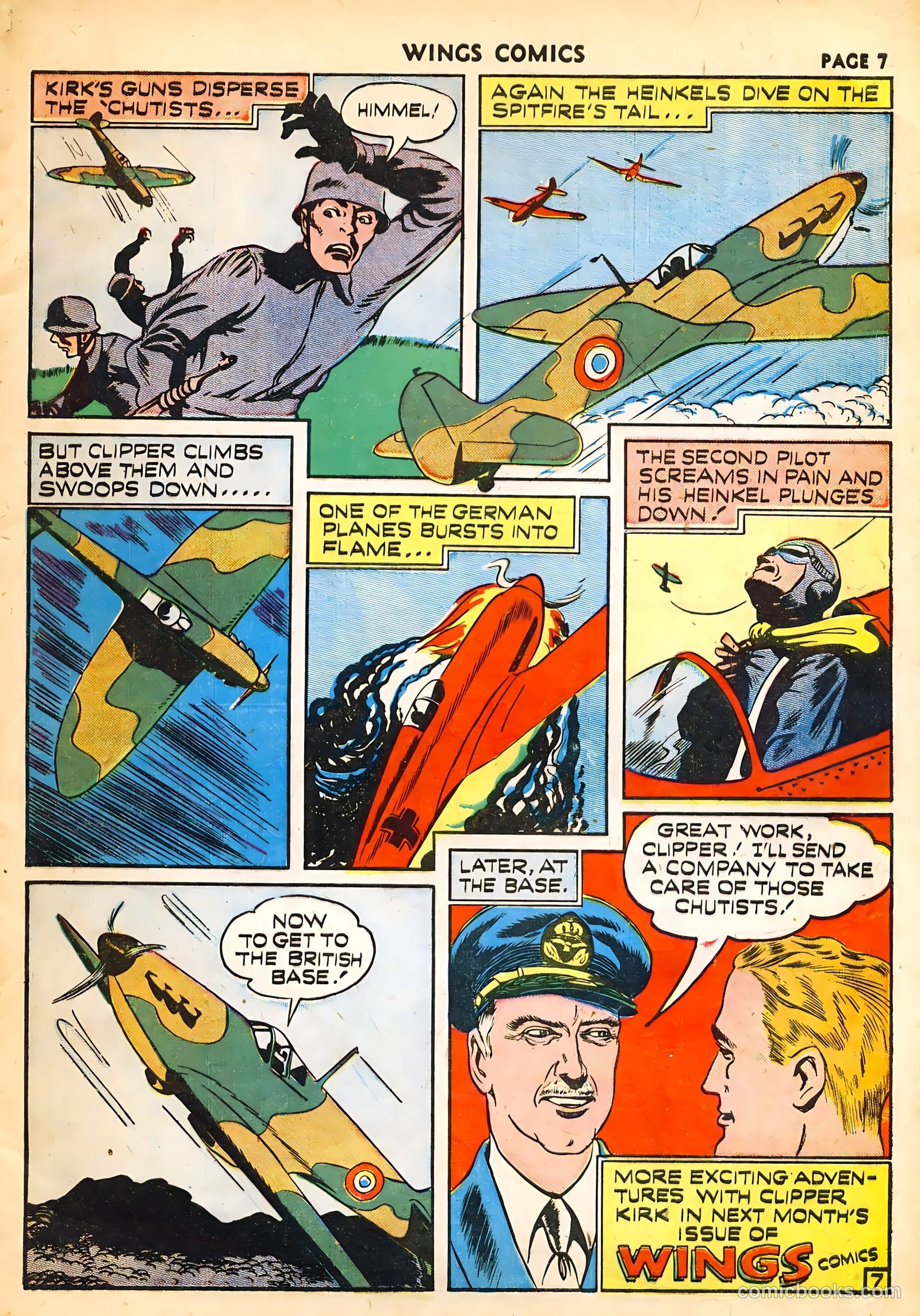 Wings Comics #14 — page 9 of 68