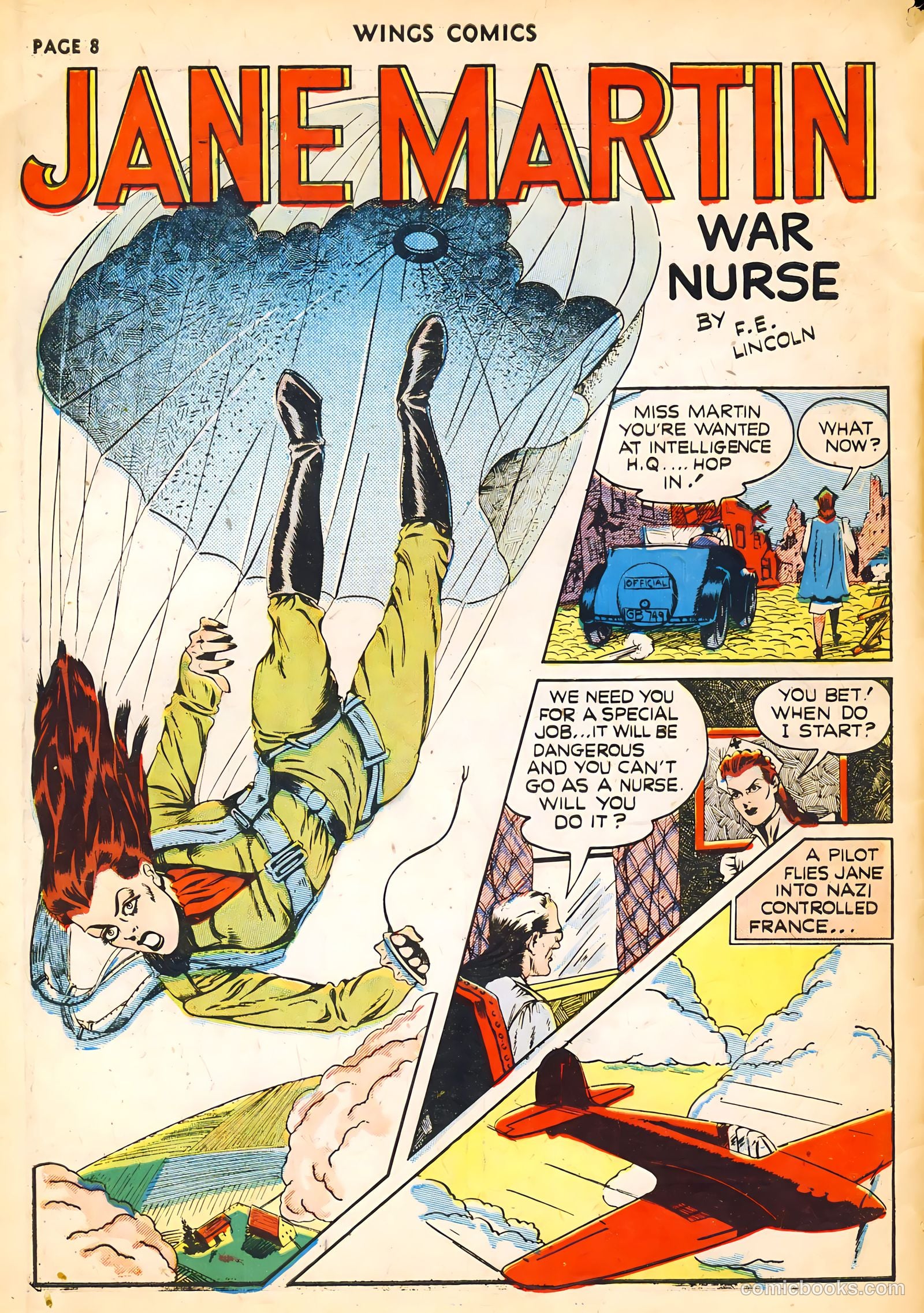 Wings Comics #14 — page 10 of 68