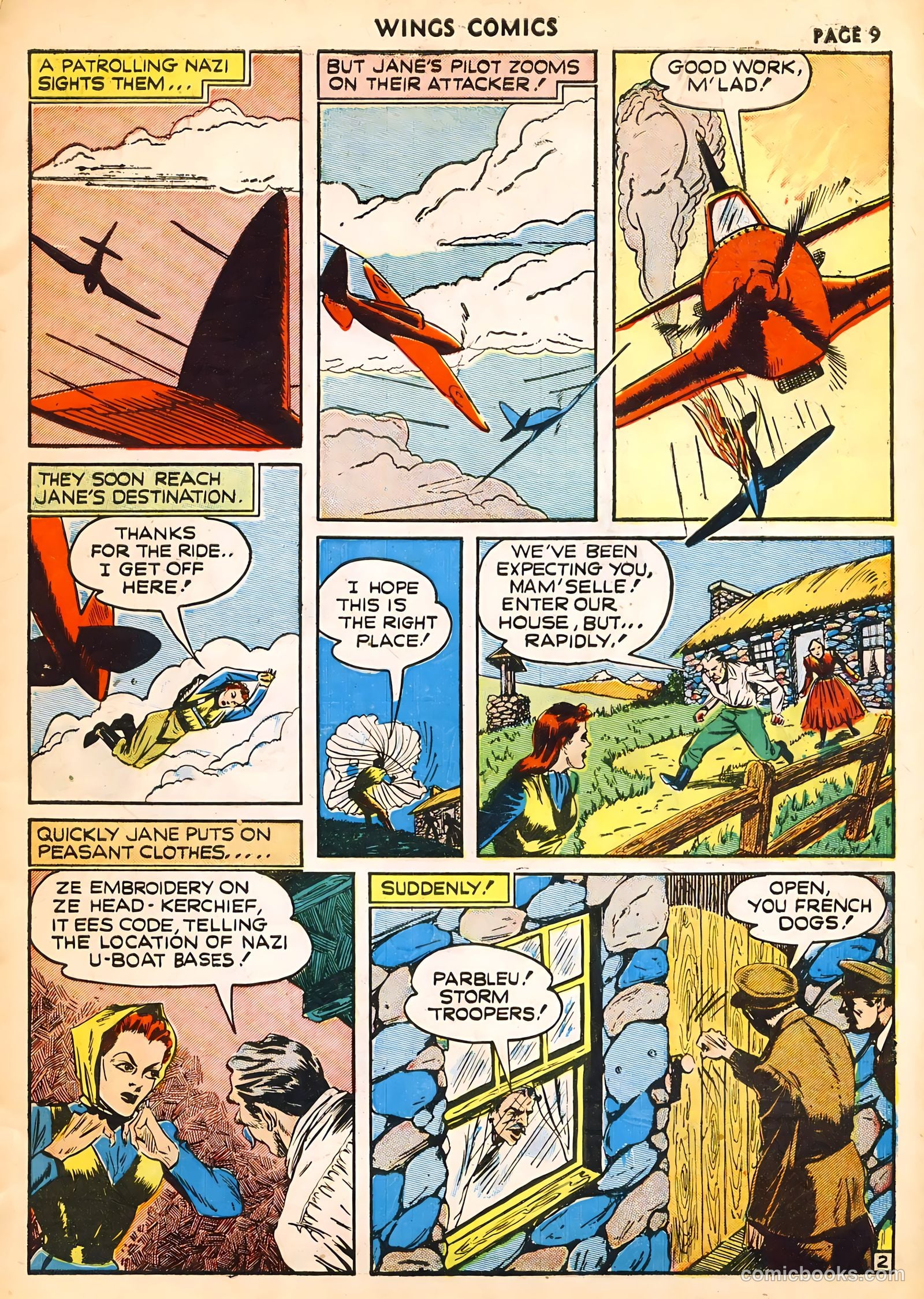 Wings Comics #14 — page 11 of 68