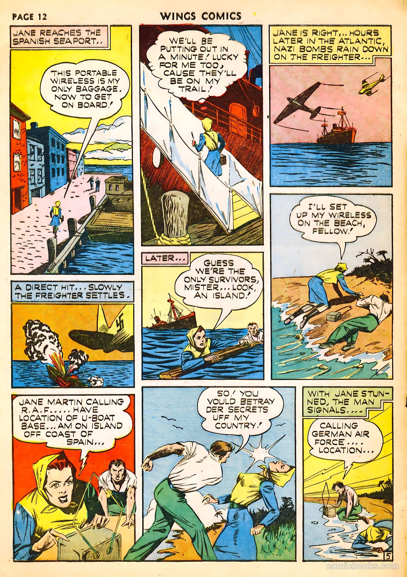 Wings Comics #14 — page 14 of 68