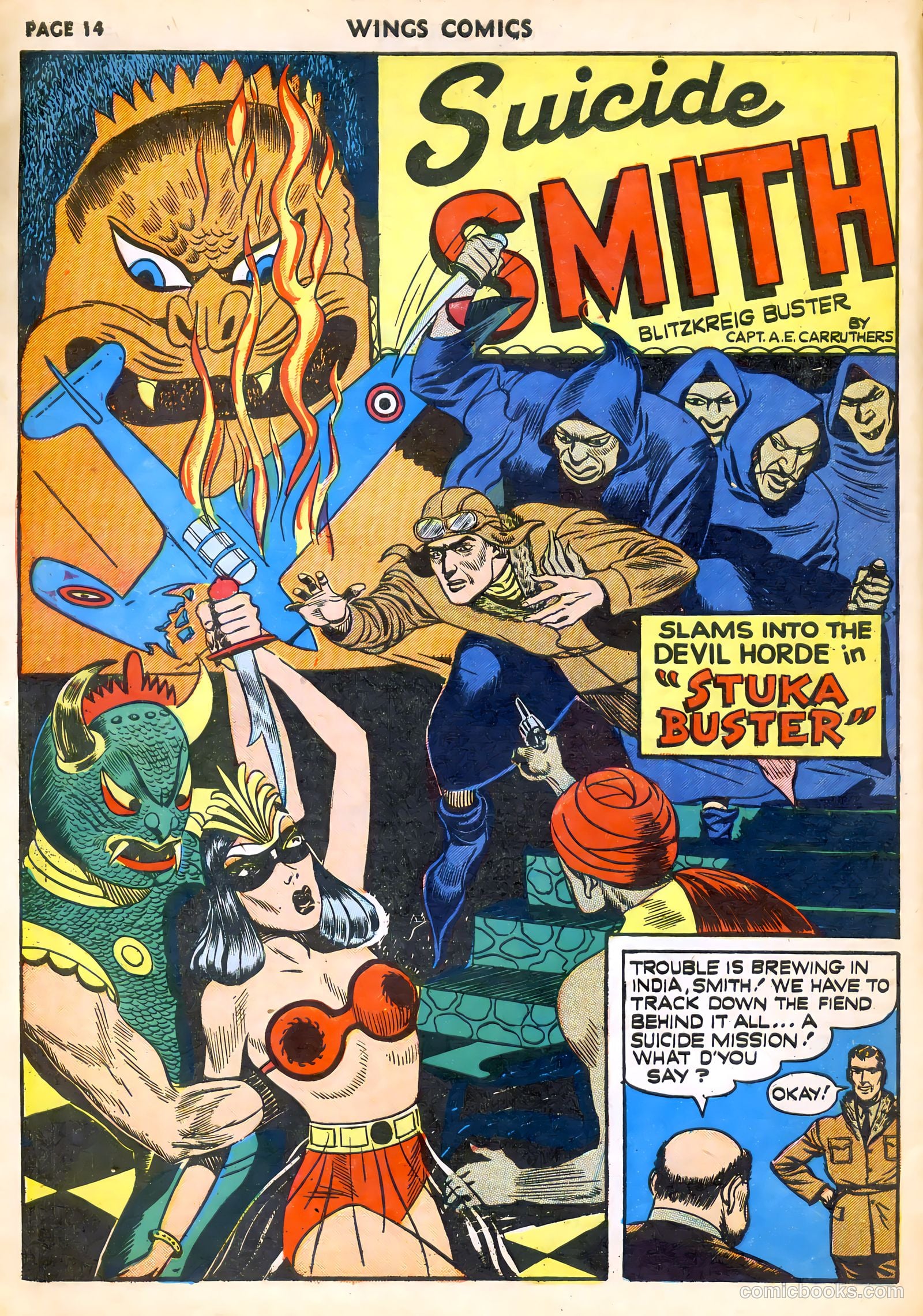 Wings Comics #14 — page 16 of 68