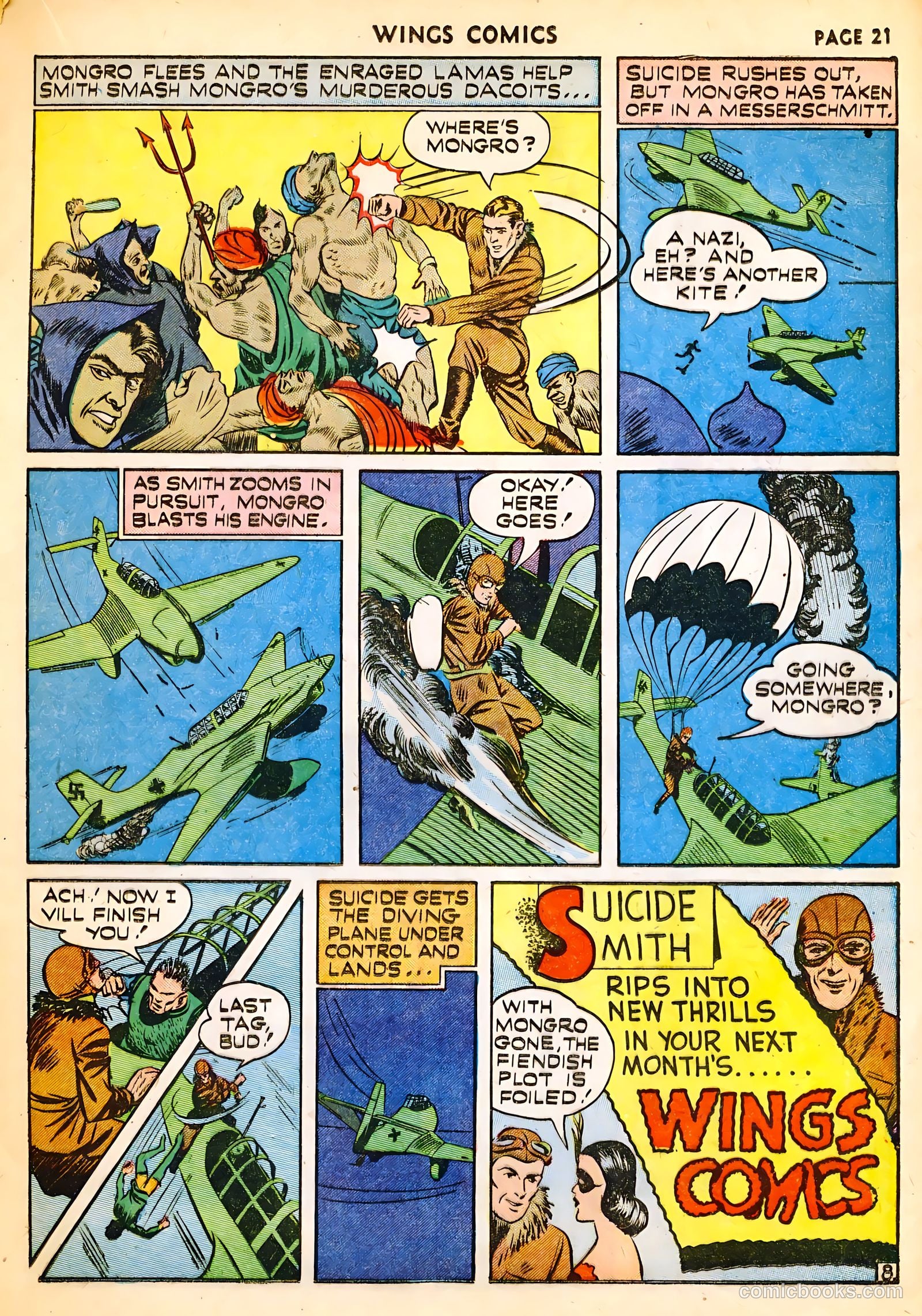 Wings Comics #14 — page 23 of 68