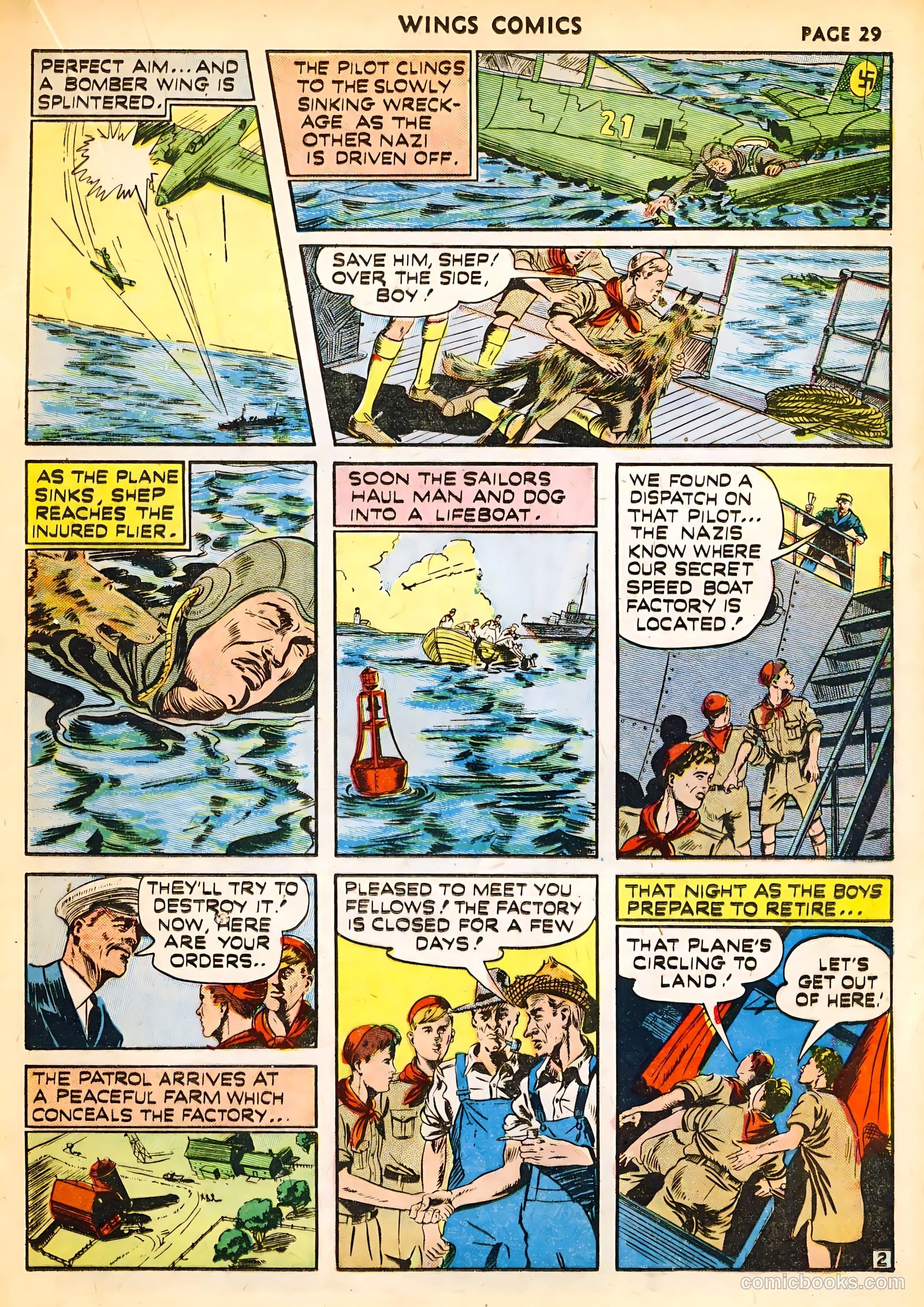 Wings Comics #14 — page 31 of 68