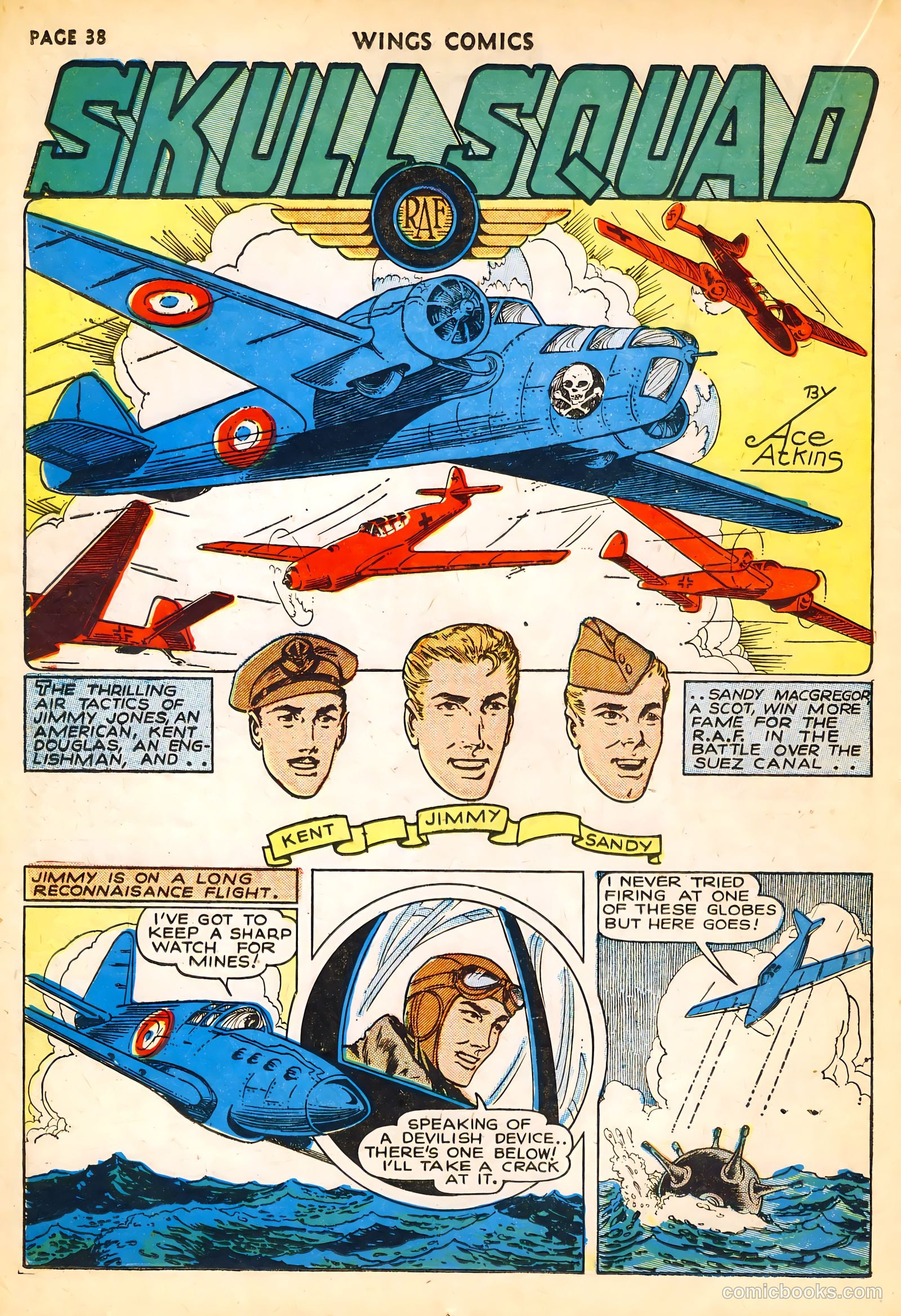 Wings Comics #14 — page 40 of 68