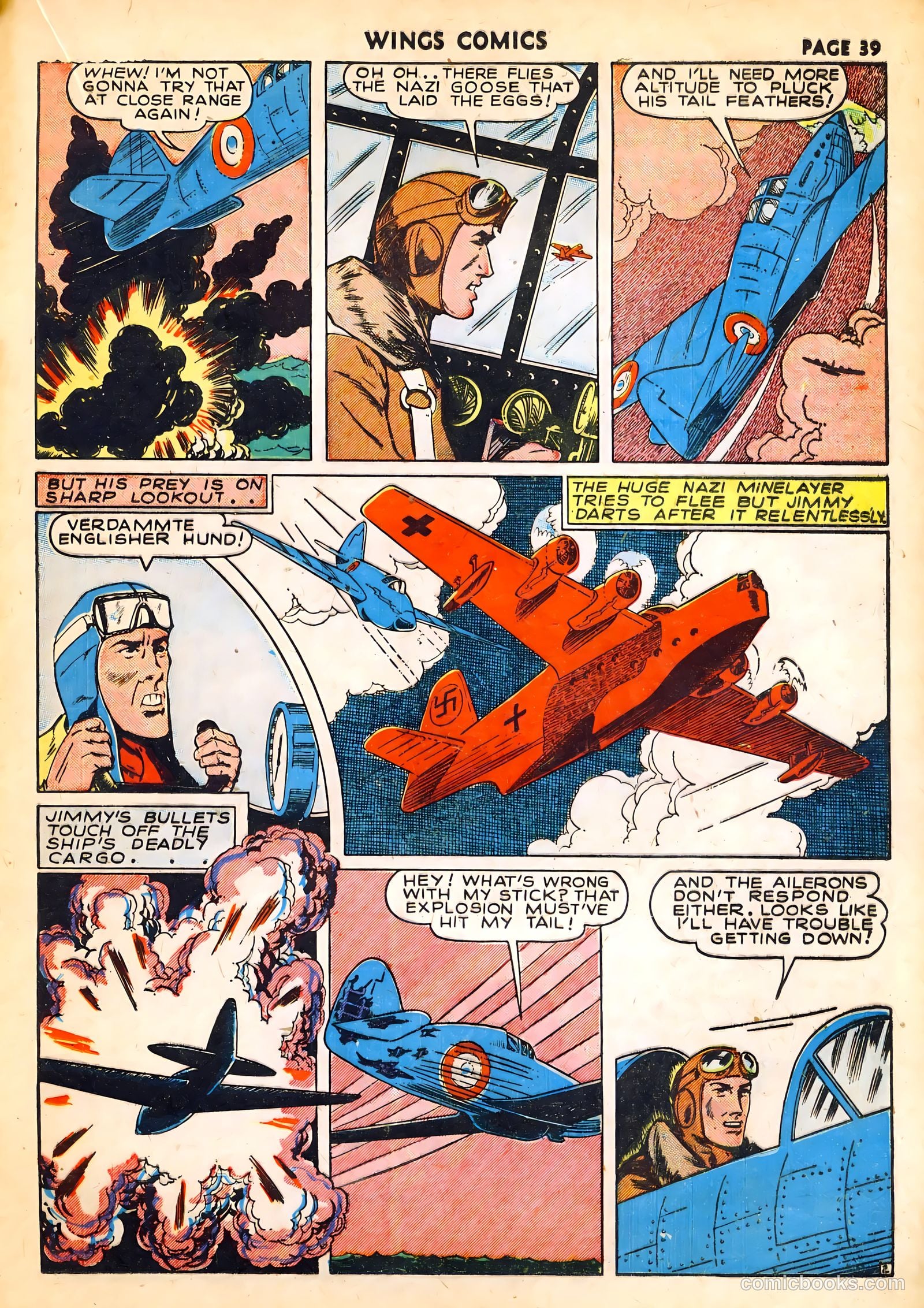 Wings Comics #14 — page 41 of 68