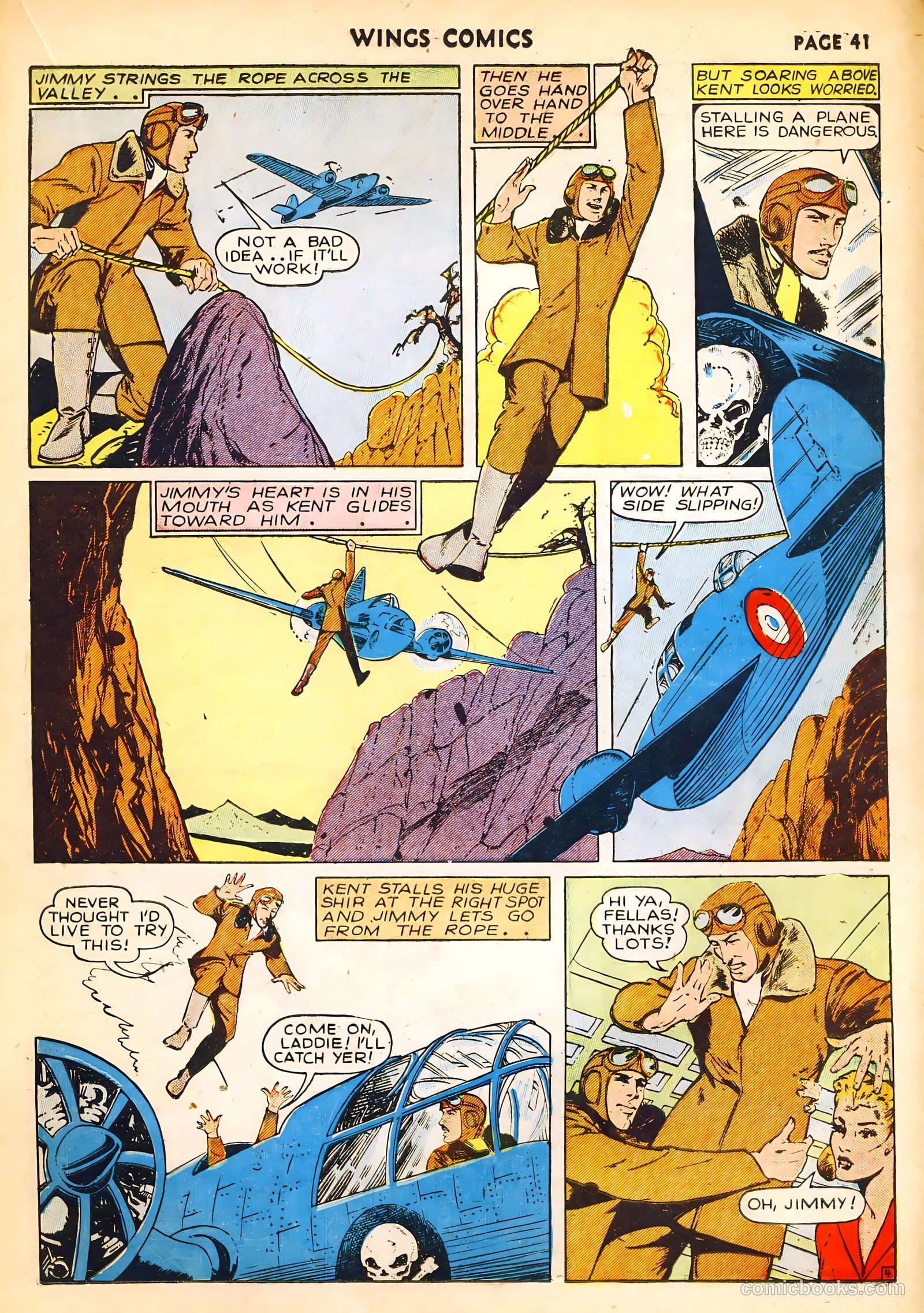 Wings Comics #14 — page 43 of 68