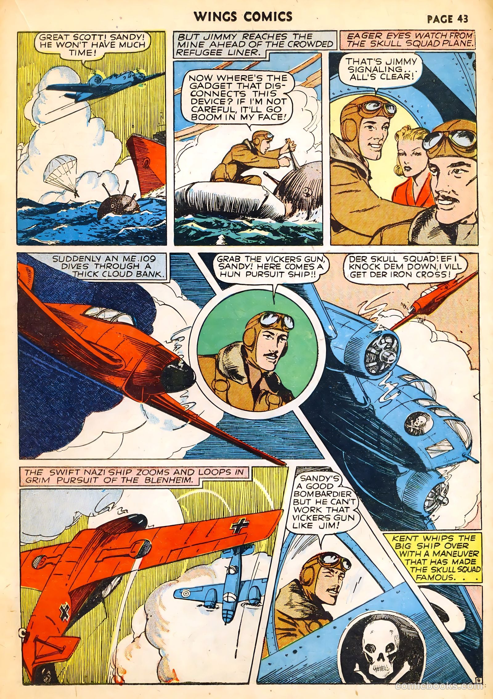 Wings Comics #14 — page 45 of 68