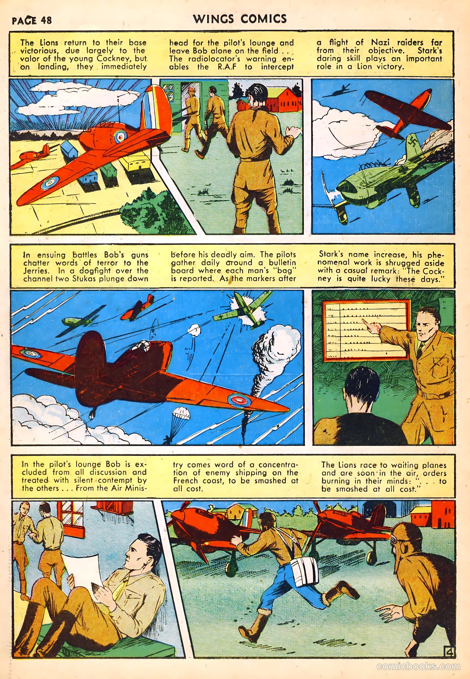 Wings Comics #14 — page 50 of 68
