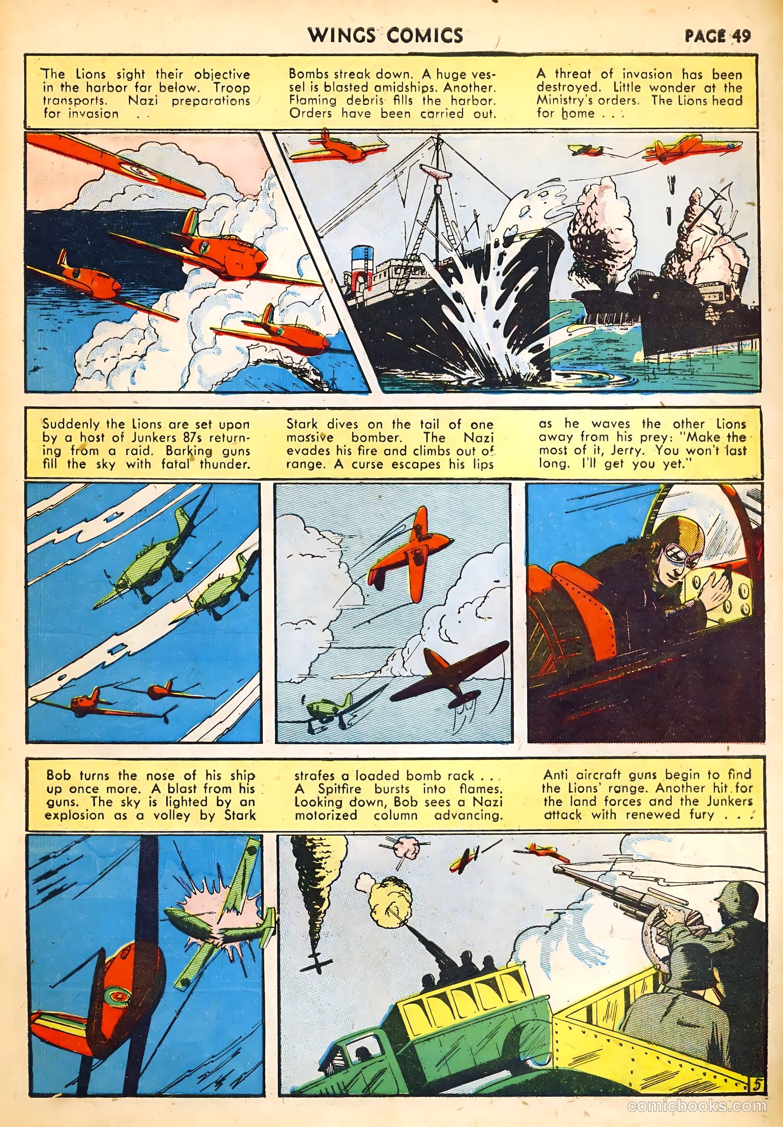 Wings Comics #14 — page 51 of 68