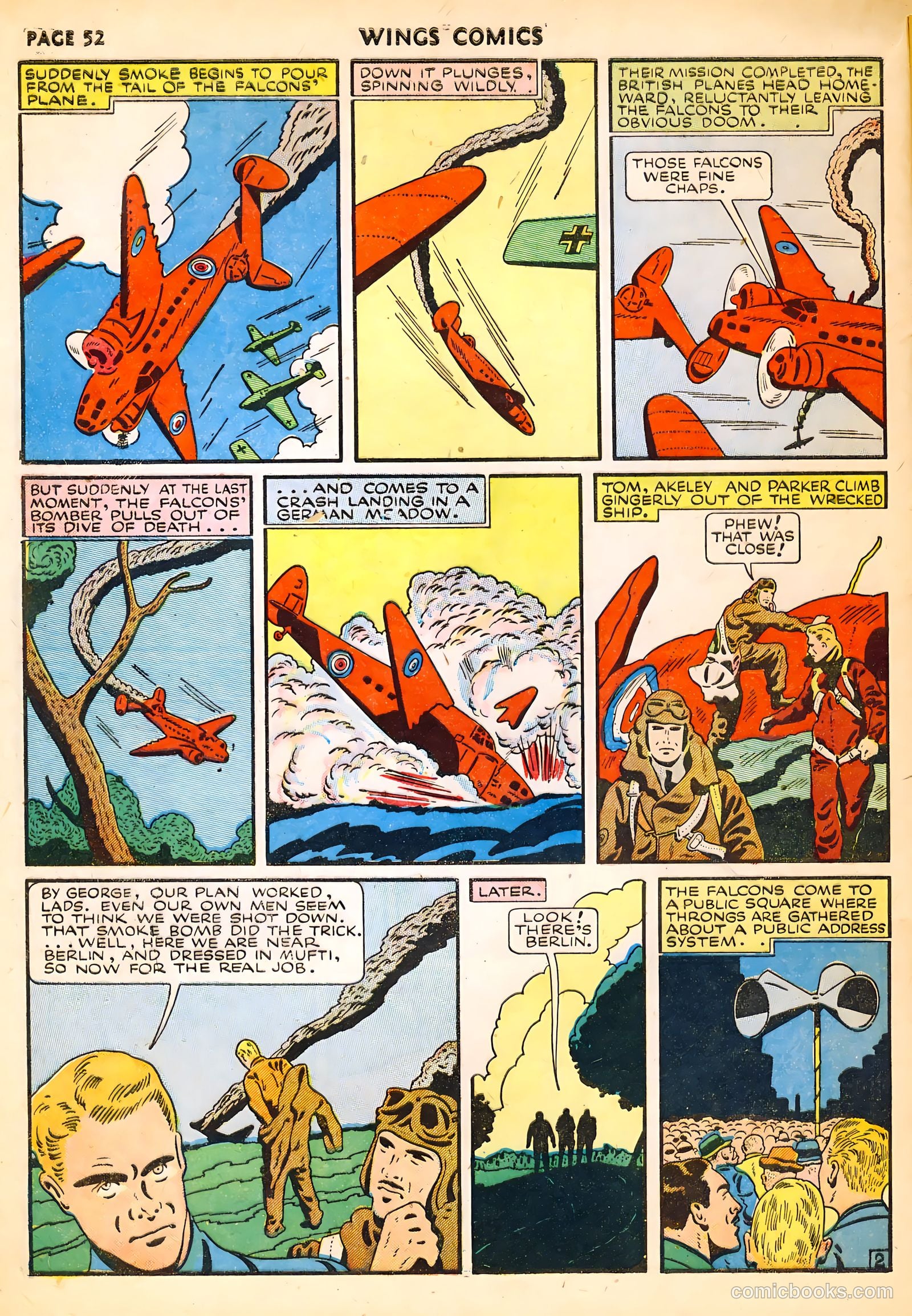 Wings Comics #14 — page 54 of 68