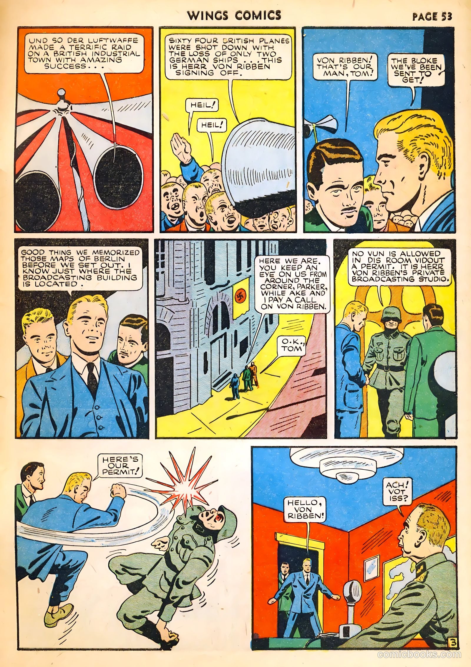 Wings Comics #14 — page 55 of 68