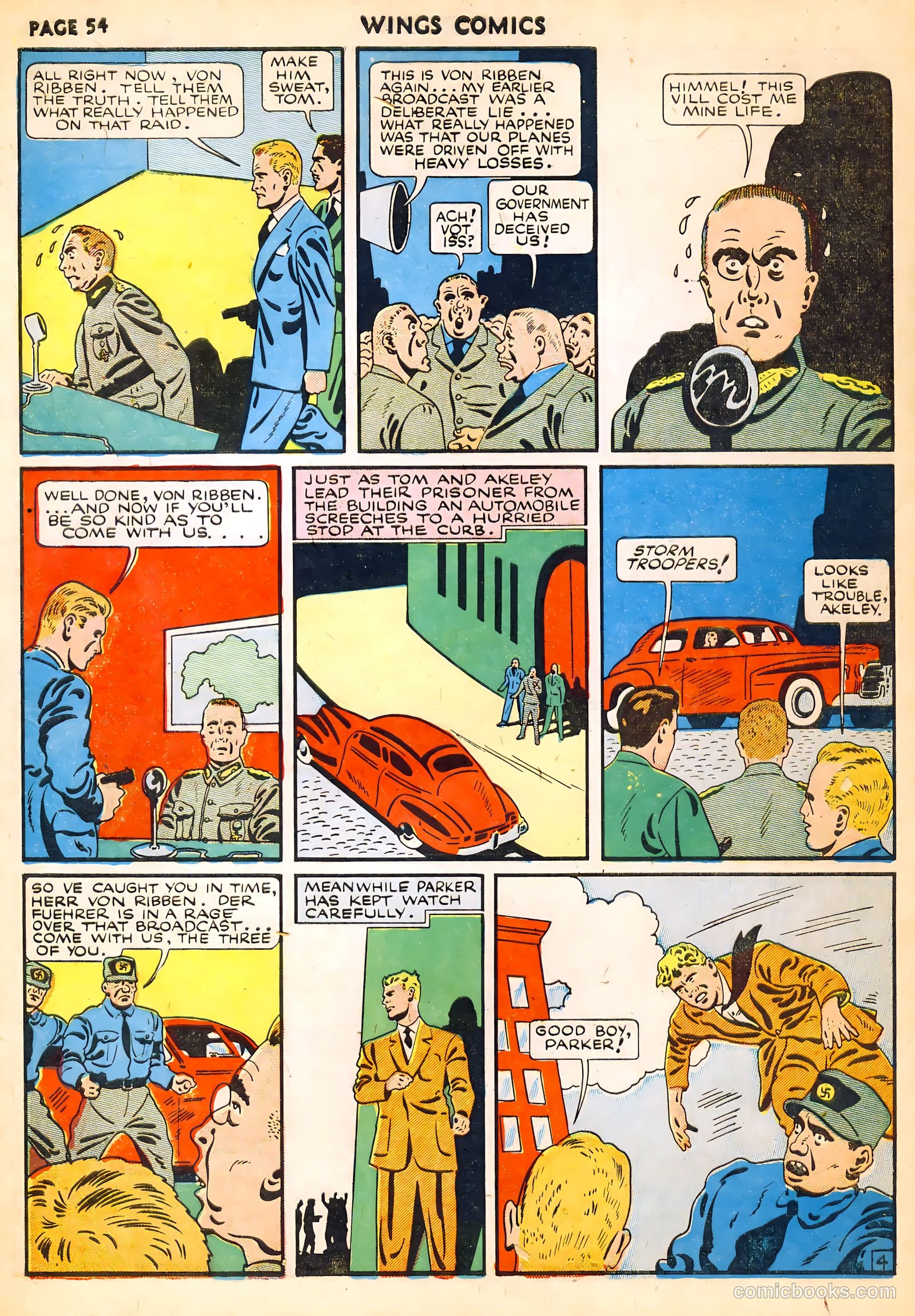 Wings Comics #14 — page 56 of 68