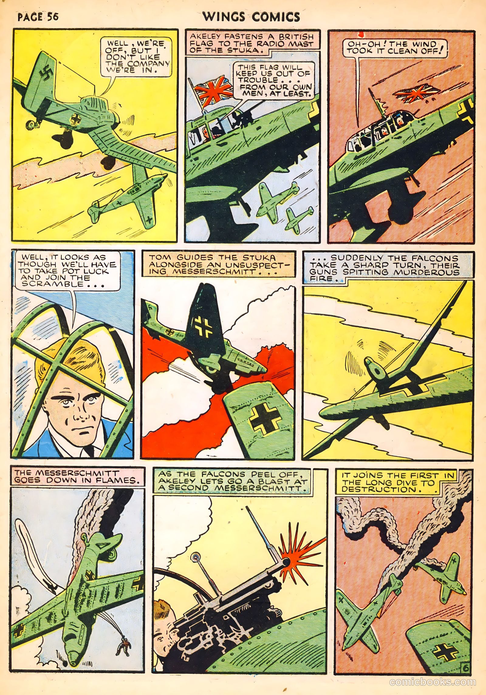 Wings Comics #14 — page 58 of 68