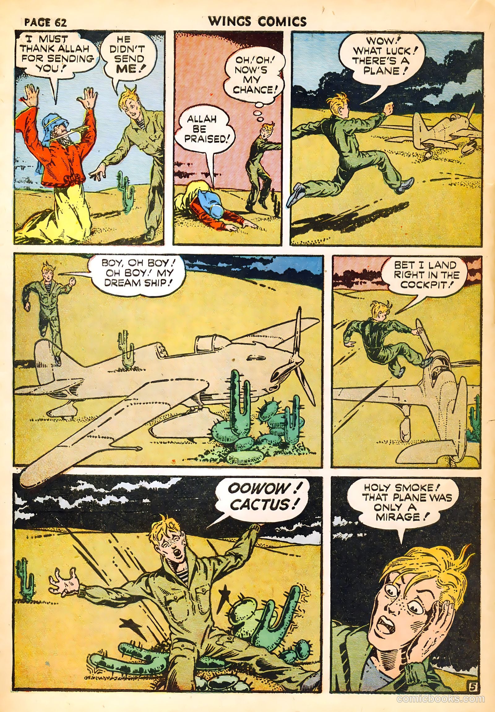 Wings Comics #14 — page 64 of 68