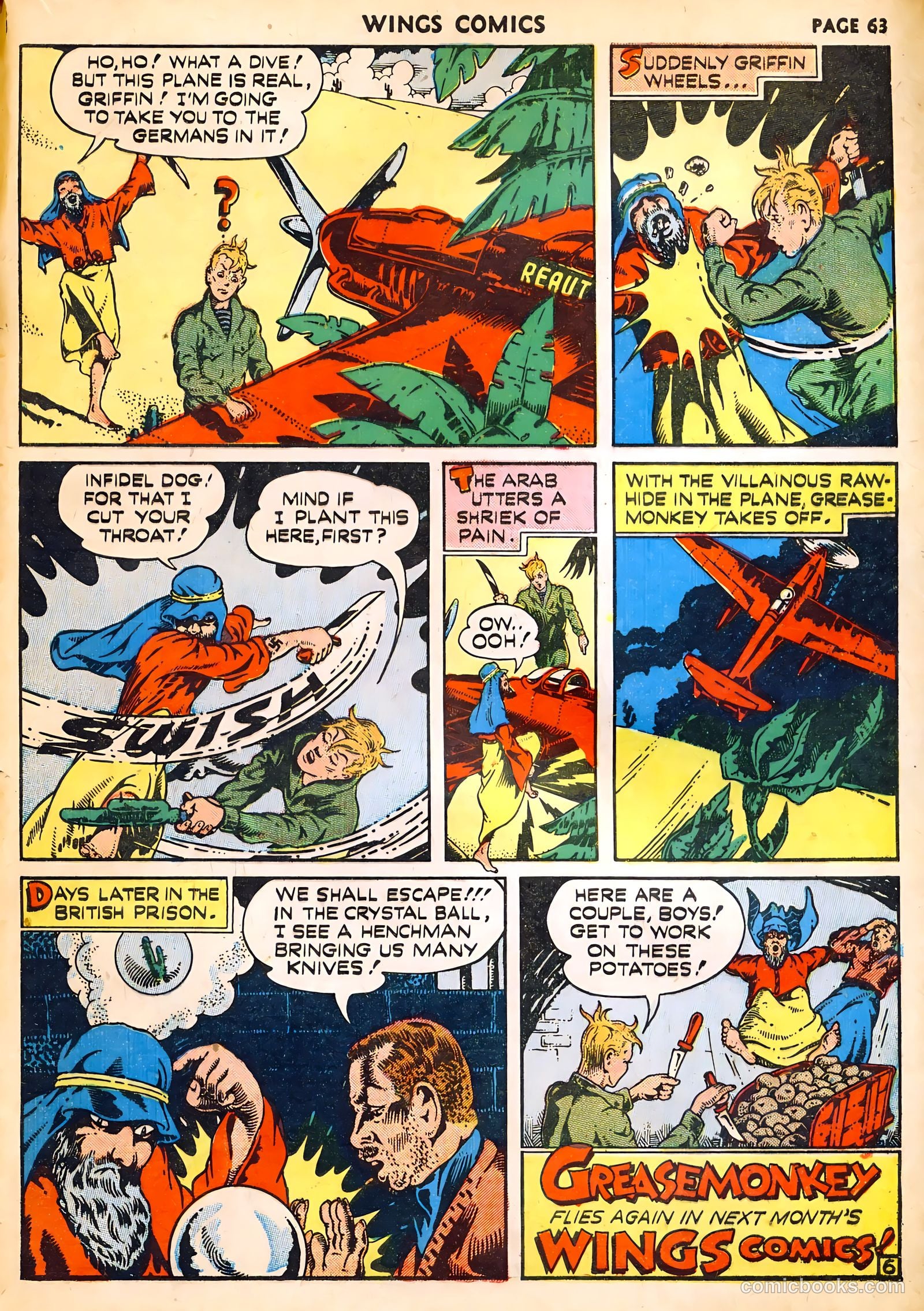 Wings Comics #14 — page 65 of 68