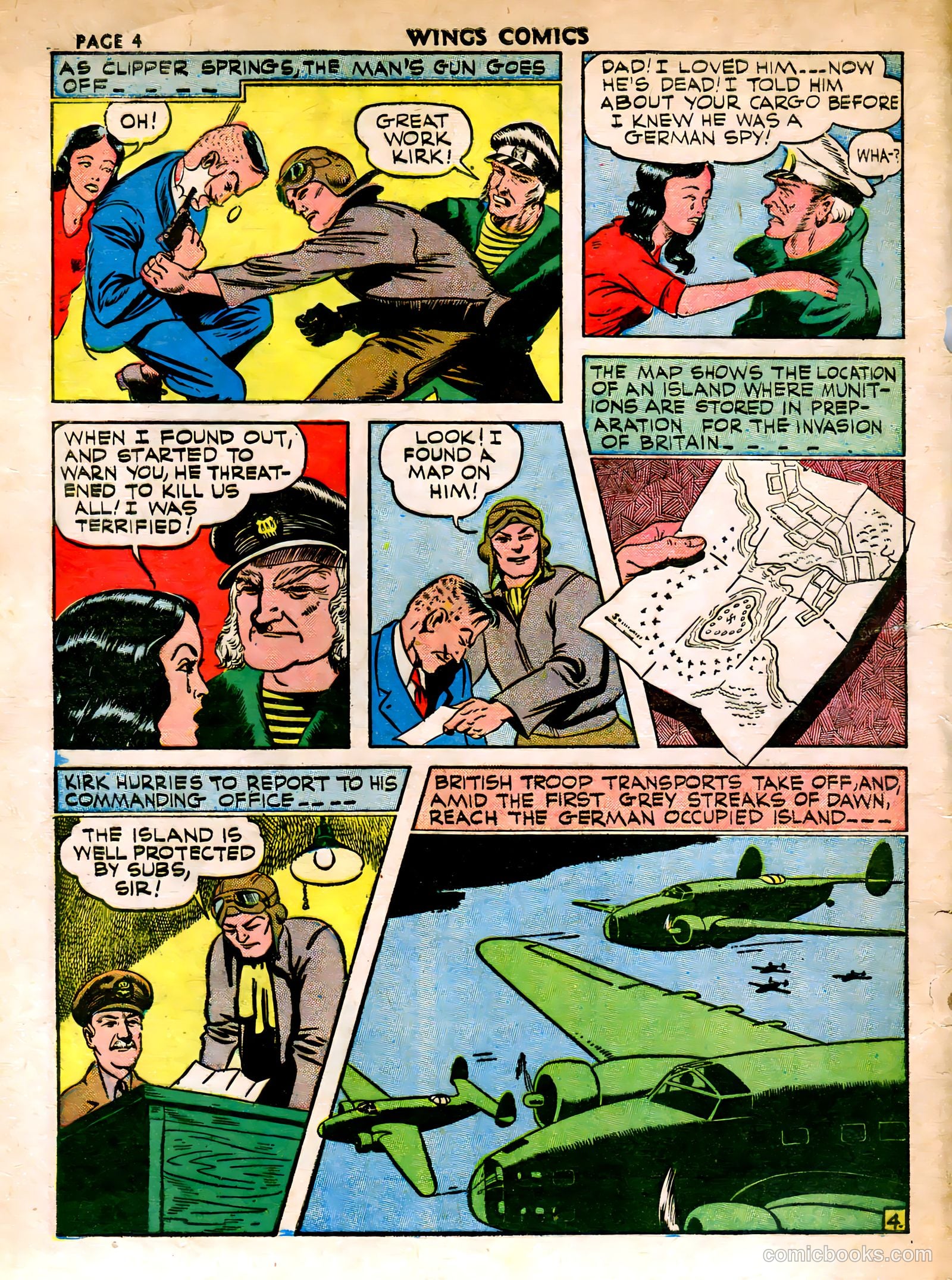 Wings Comics #15 — page 6 of 68