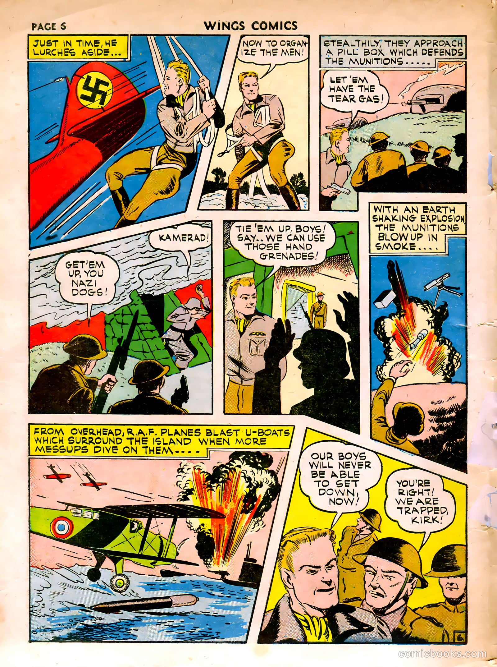 Wings Comics #15 — page 8 of 68