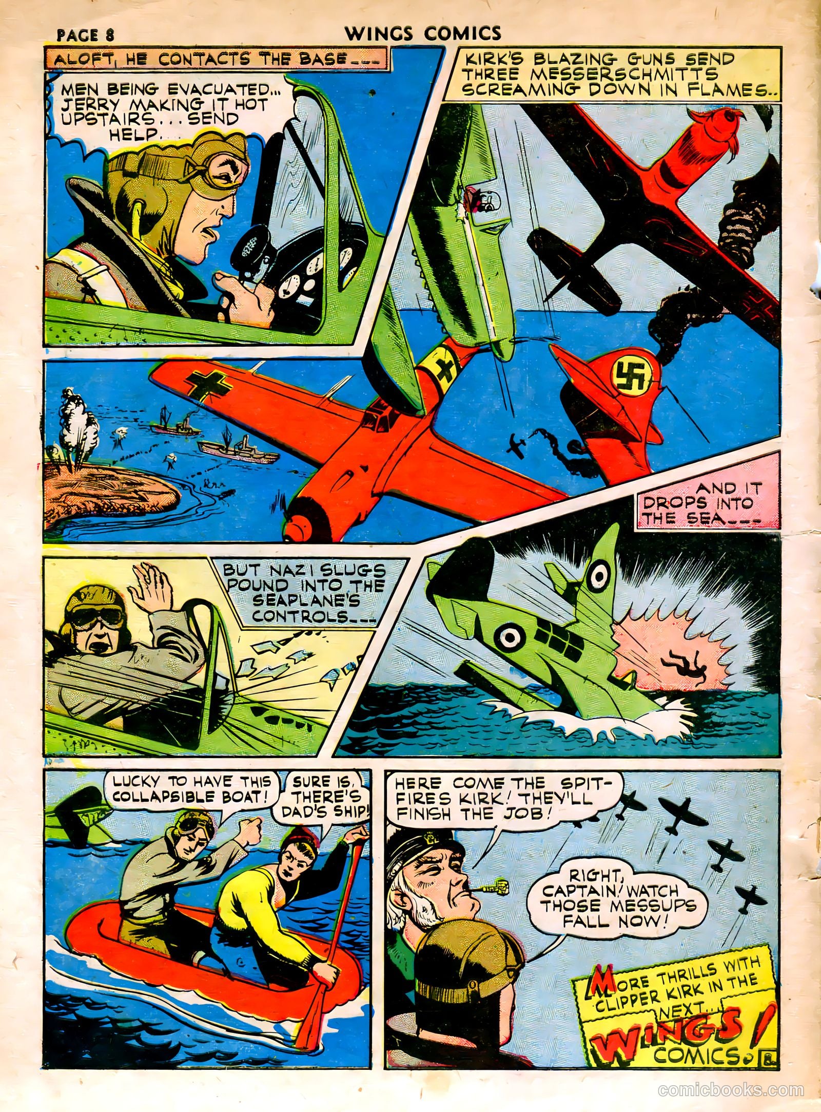 Wings Comics #15 — page 10 of 68