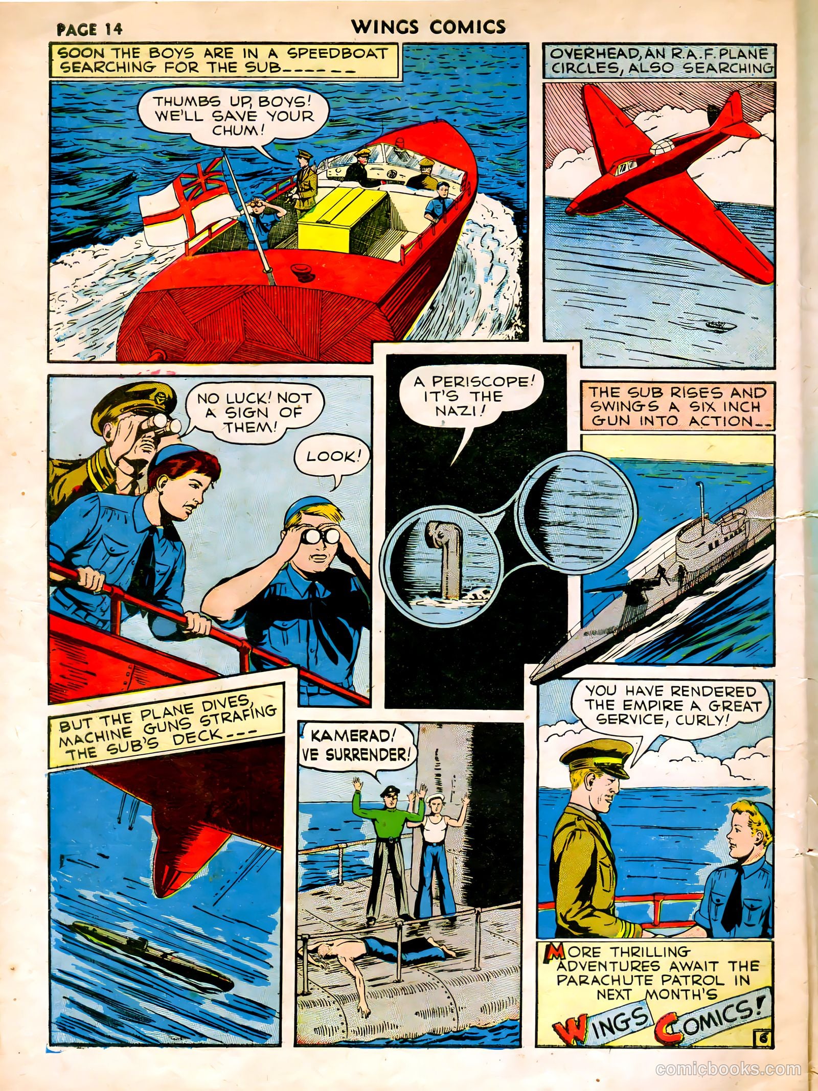 Wings Comics #15 — page 16 of 68