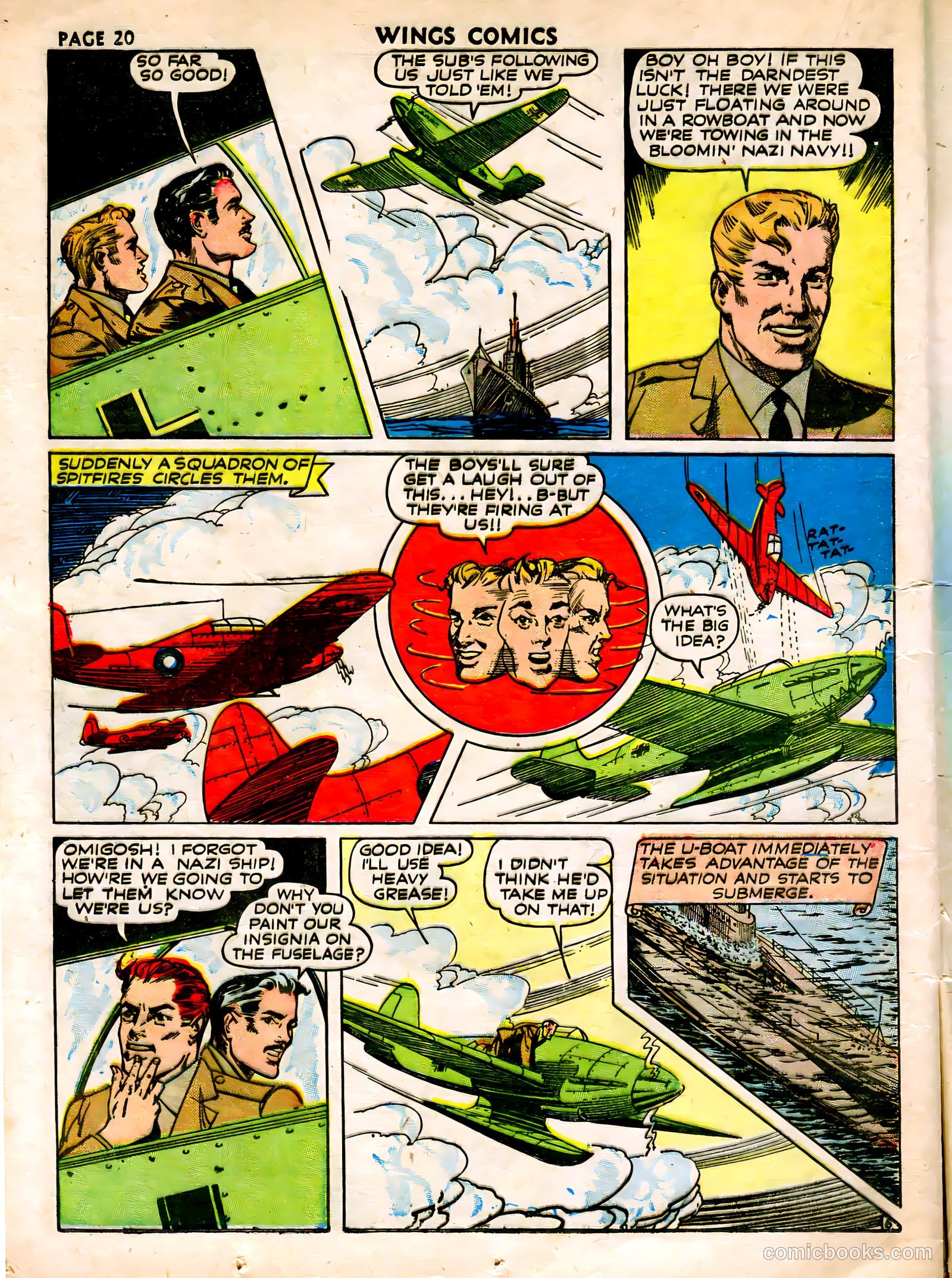 Wings Comics #15 — page 22 of 68