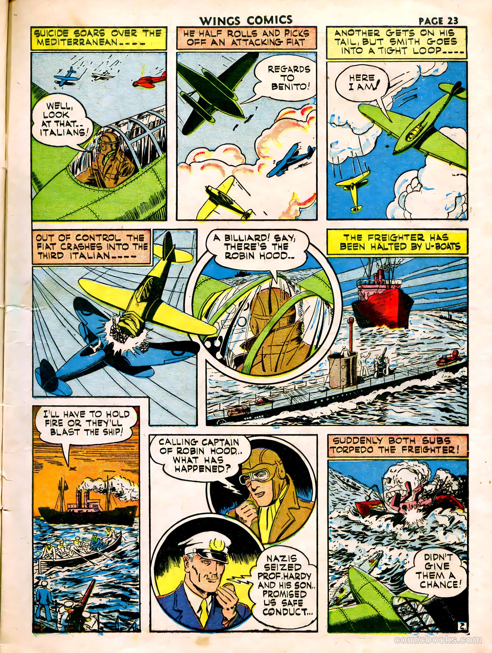 Wings Comics #15 — page 25 of 68